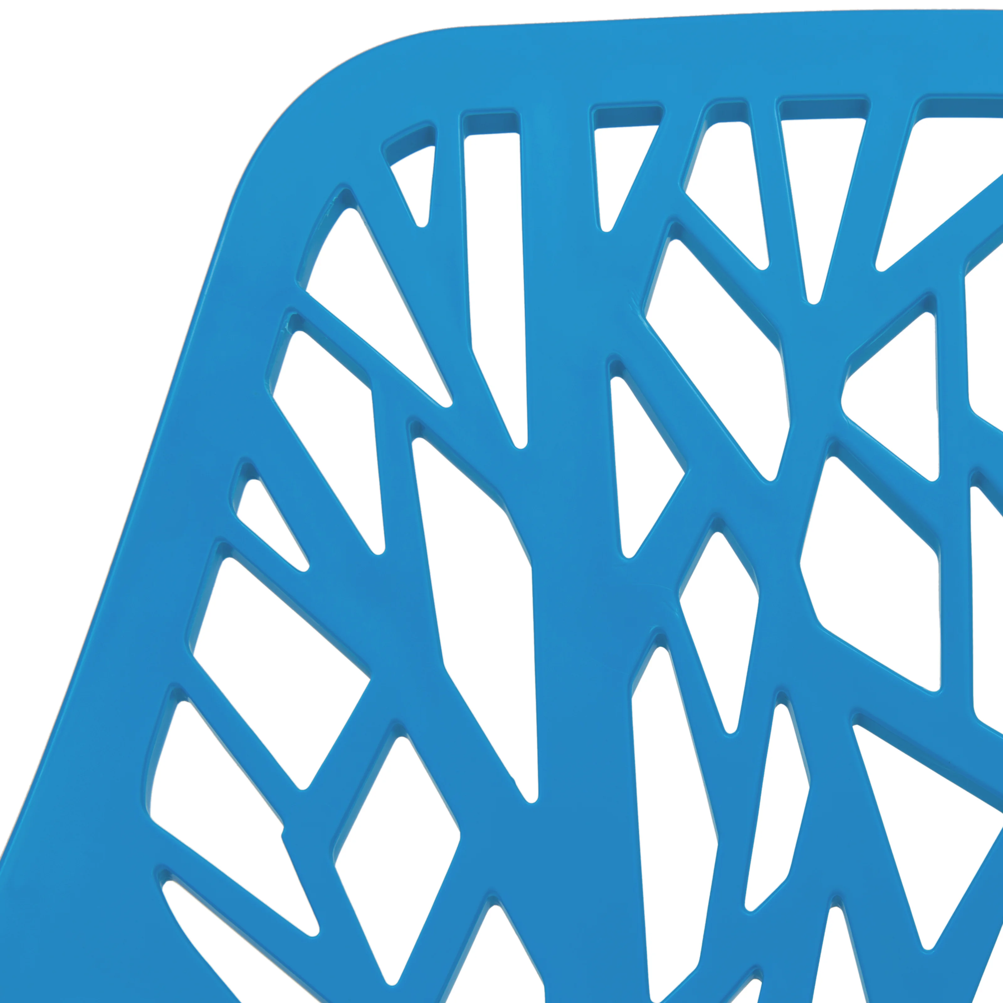 Modern Asbury Dining Chair w/ Chromed Legs, Set of 2