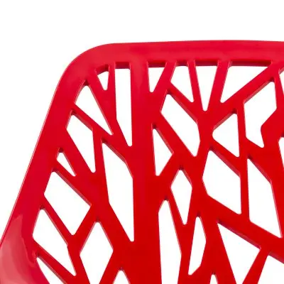 Modern Asbury Dining Chair w/ Chromed Legs