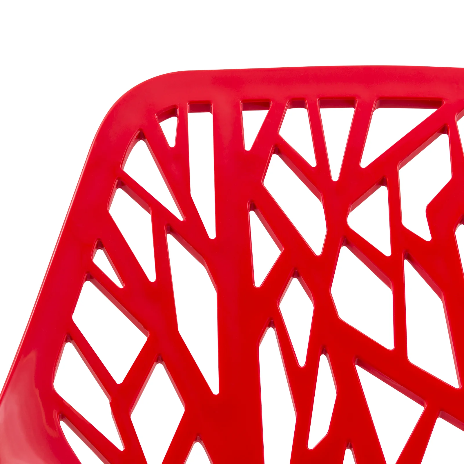 Modern Asbury Dining Chair w/ Chromed Legs, Set of 4