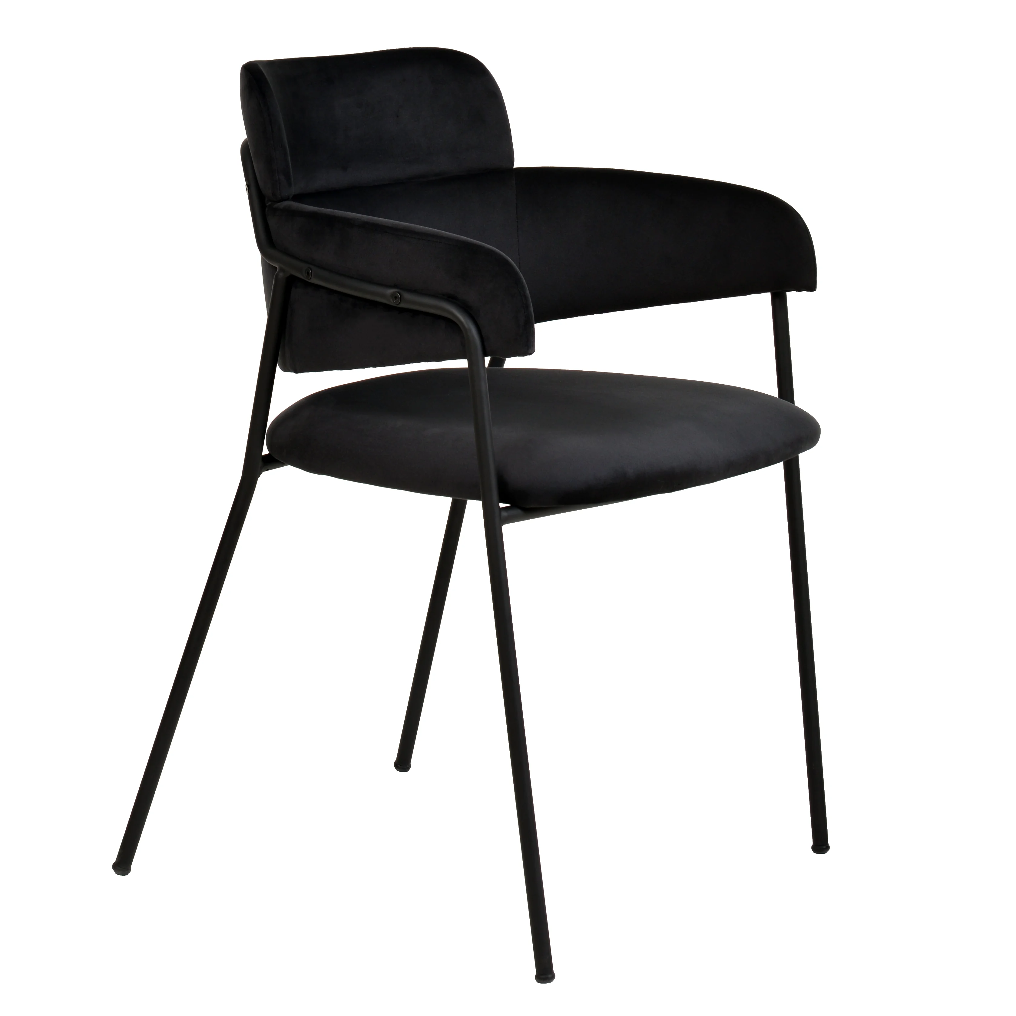 Axis Collection Modern Dining Chair in Black