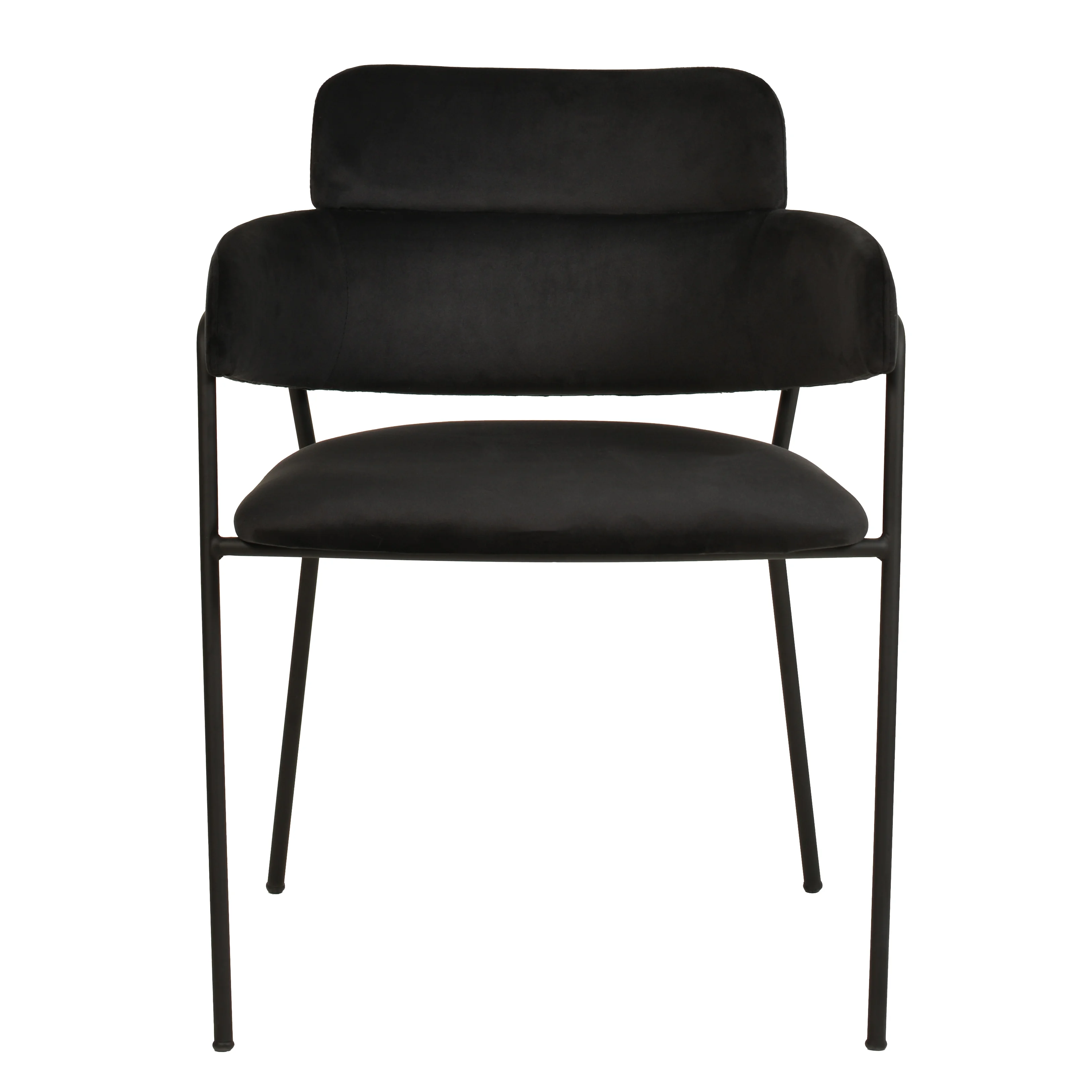 Axis Collection Modern Dining Chair in Black