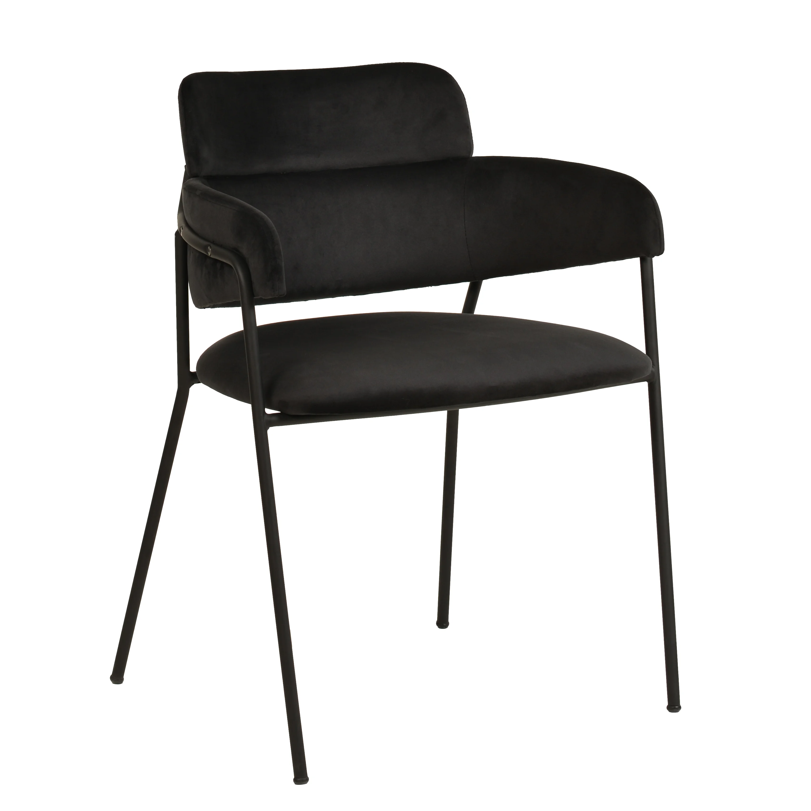 Axis Collection Modern Dining Chair in Black