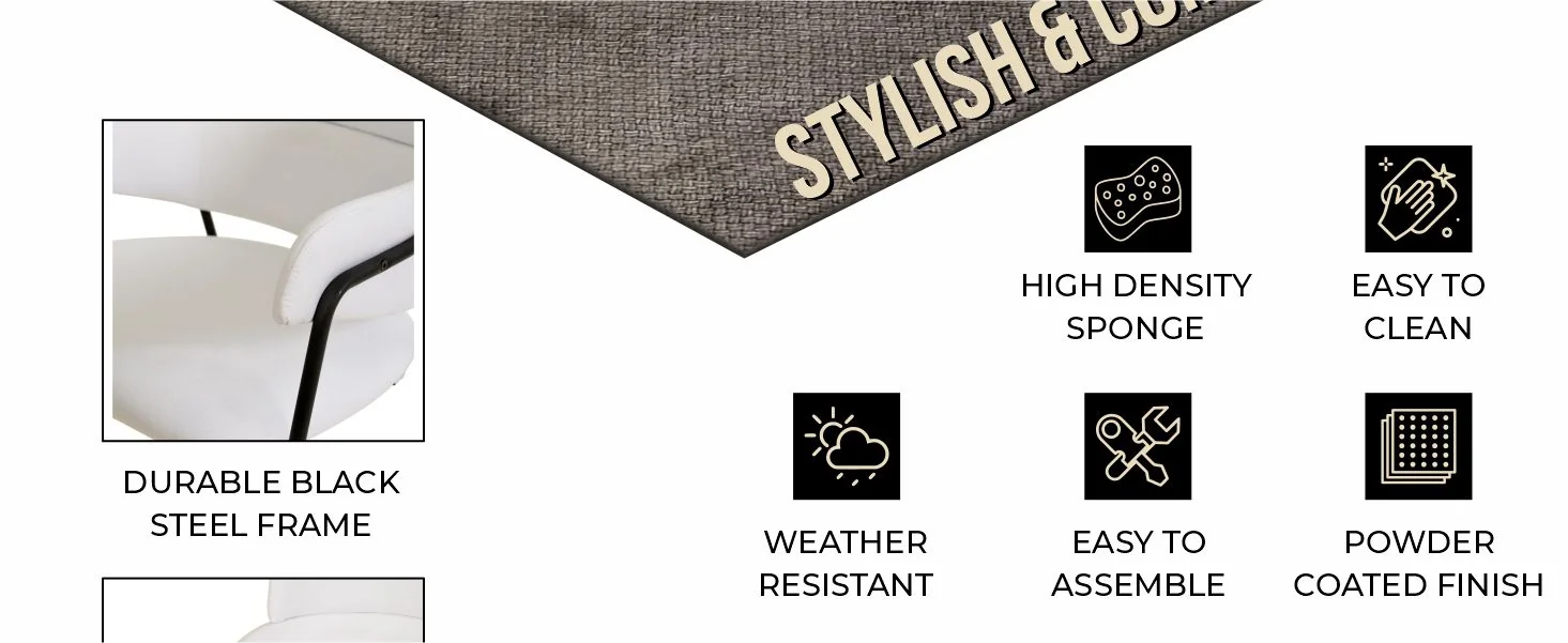 Axis Collection Modern Dining Chair in White