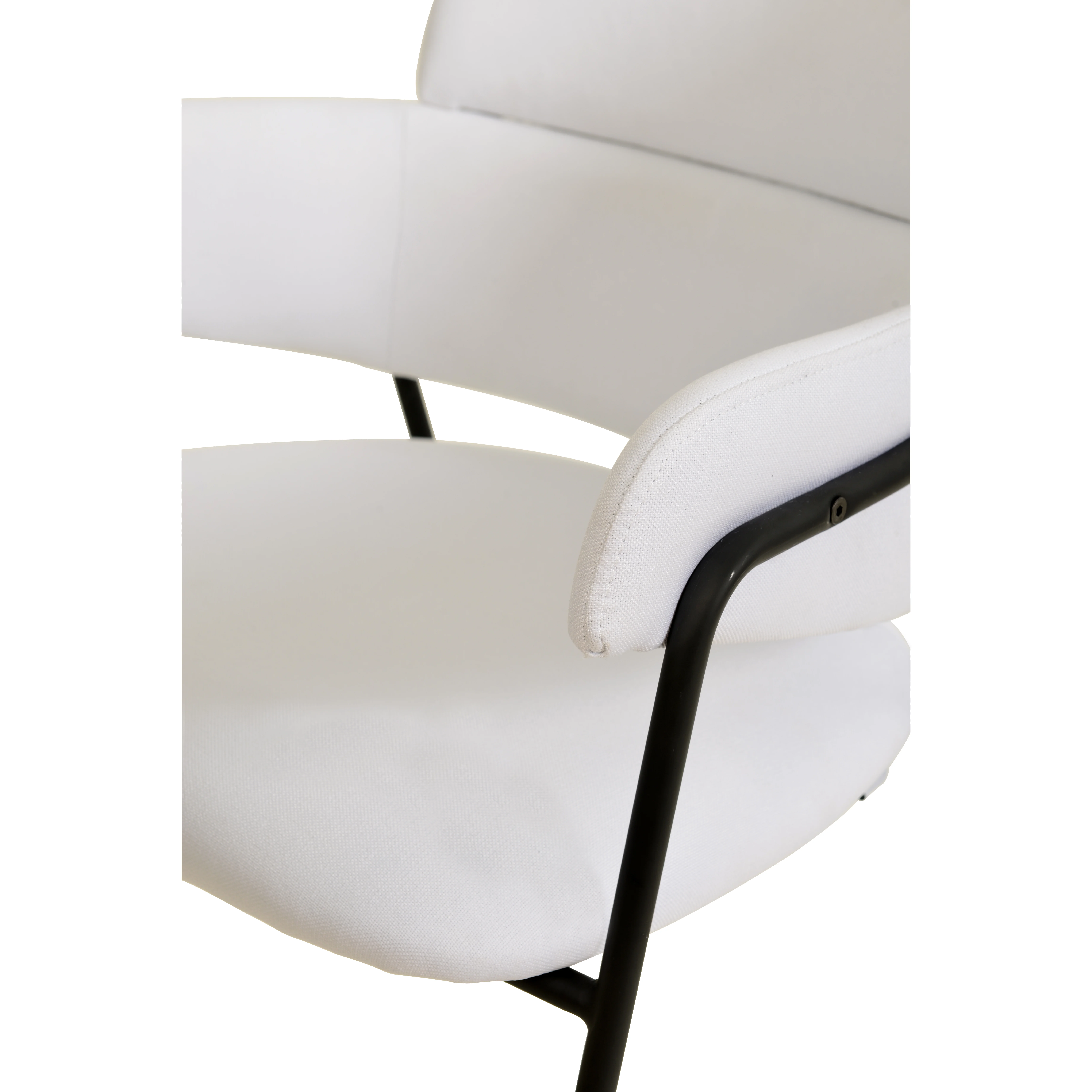 Axis Collection Modern Dining Chair in White