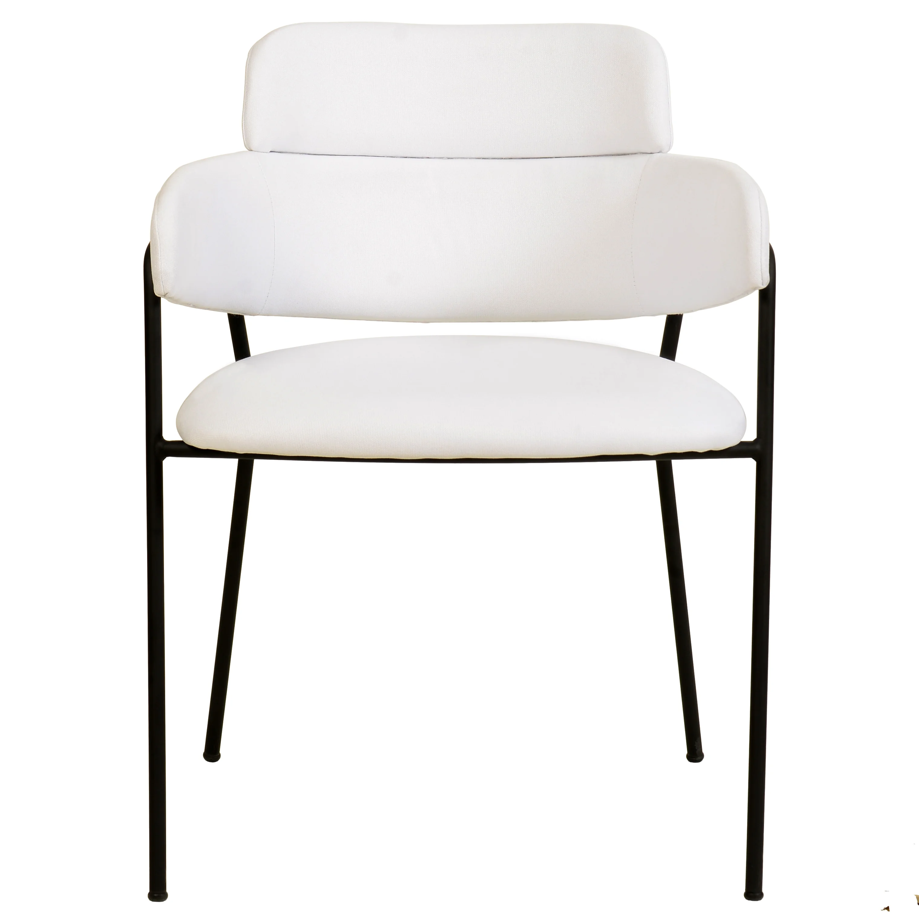 Axis Collection Modern Dining Chair in White