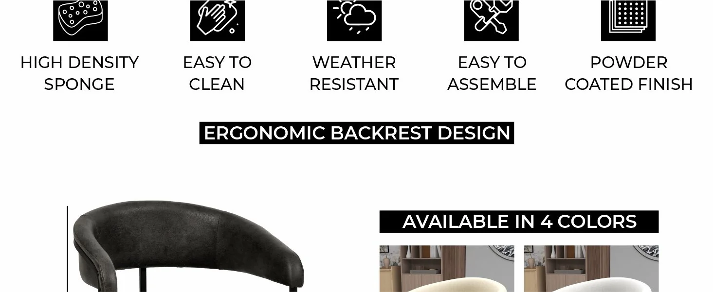 Aero Collection Modern Dining Chair in Charcoal