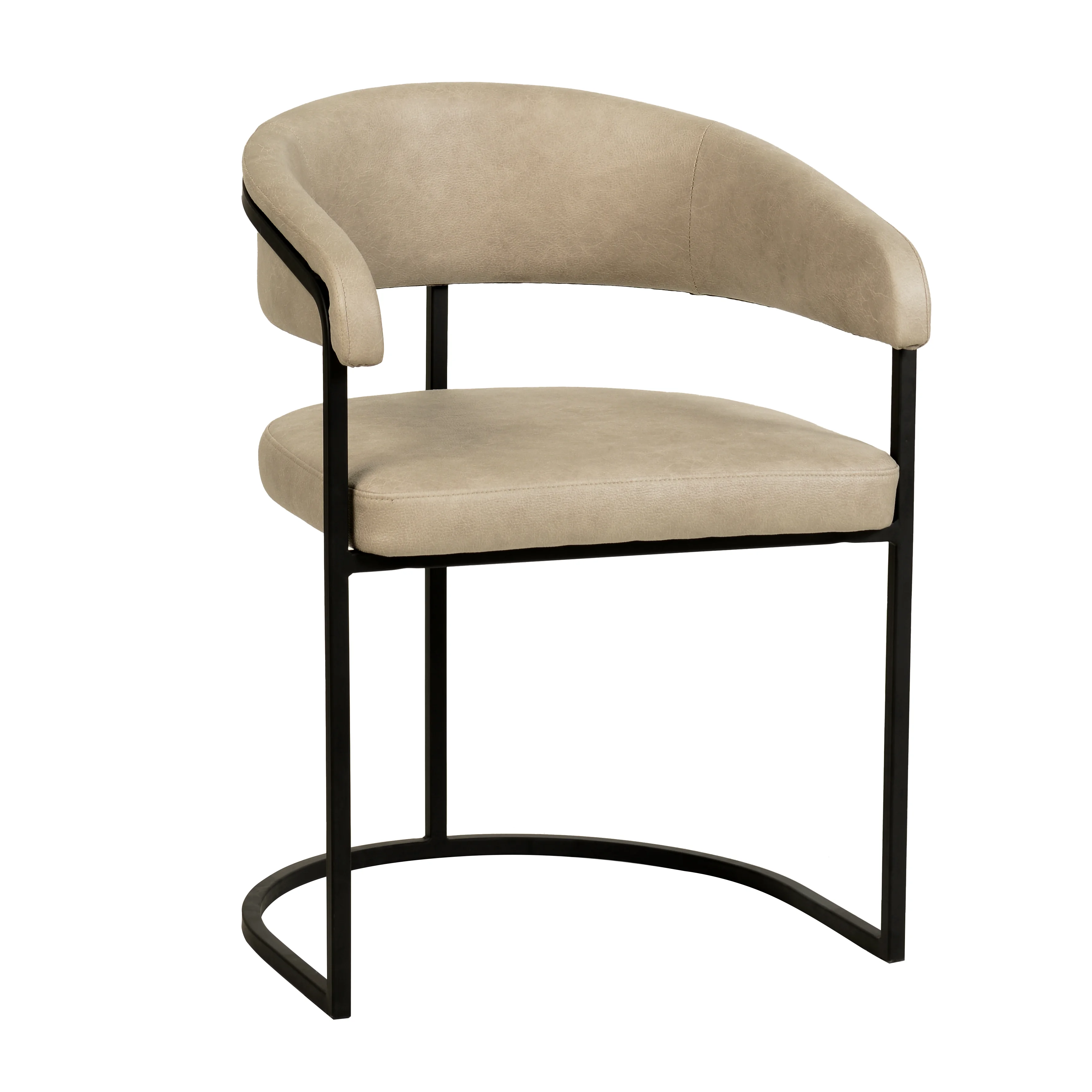 Aero Collection Modern Dining Chair in Toupe