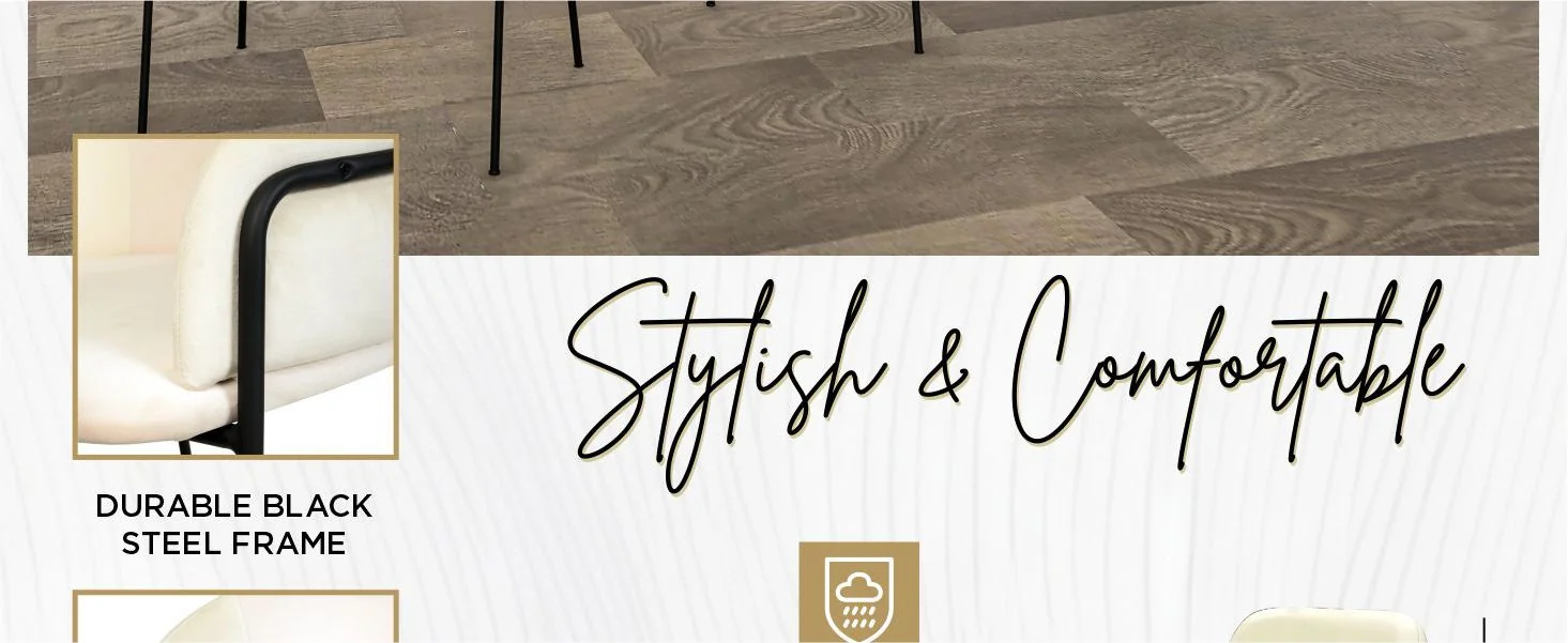 Axis Collection Modern Bar height Chair in Biege