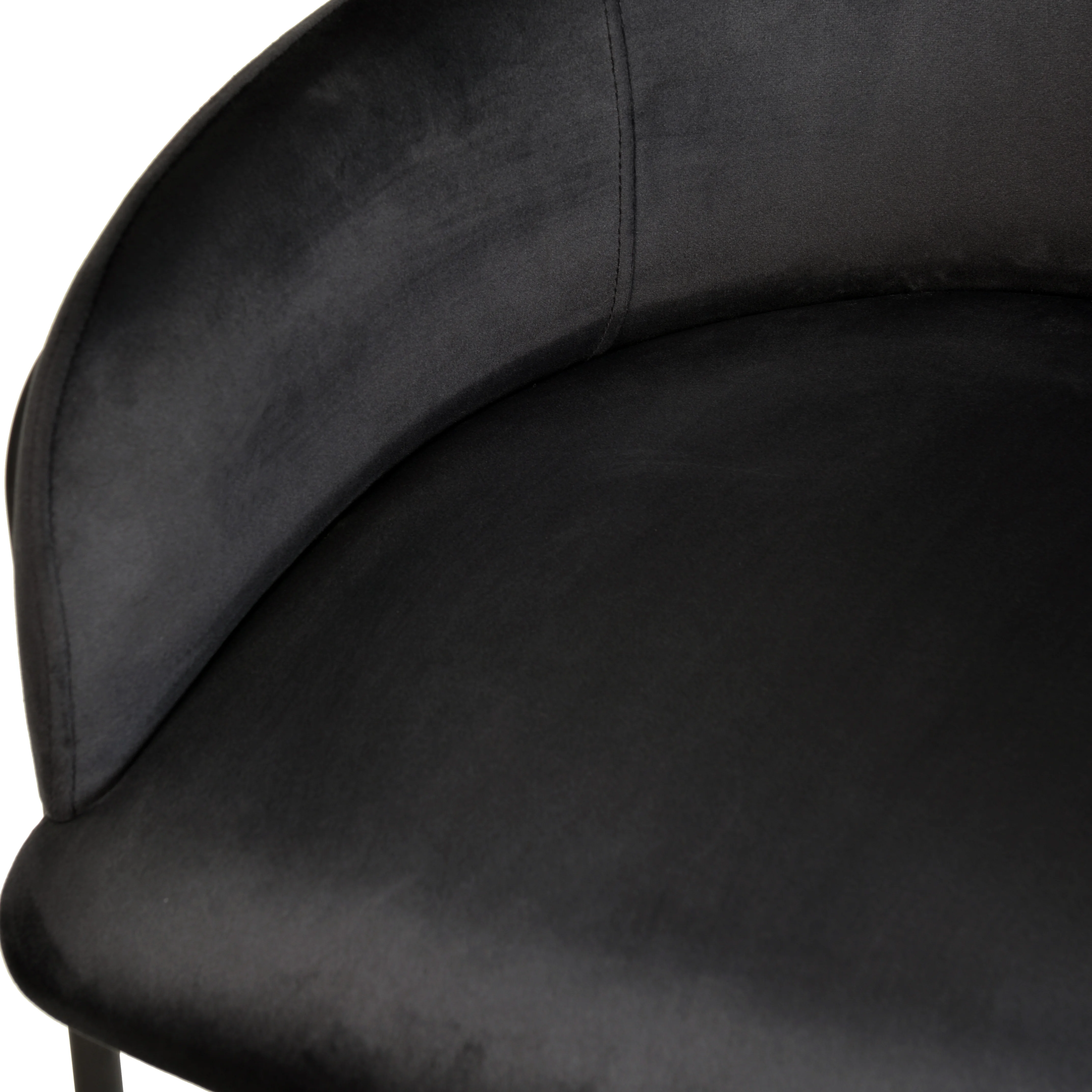 Axis Collection Modern Bar height Chair in Black