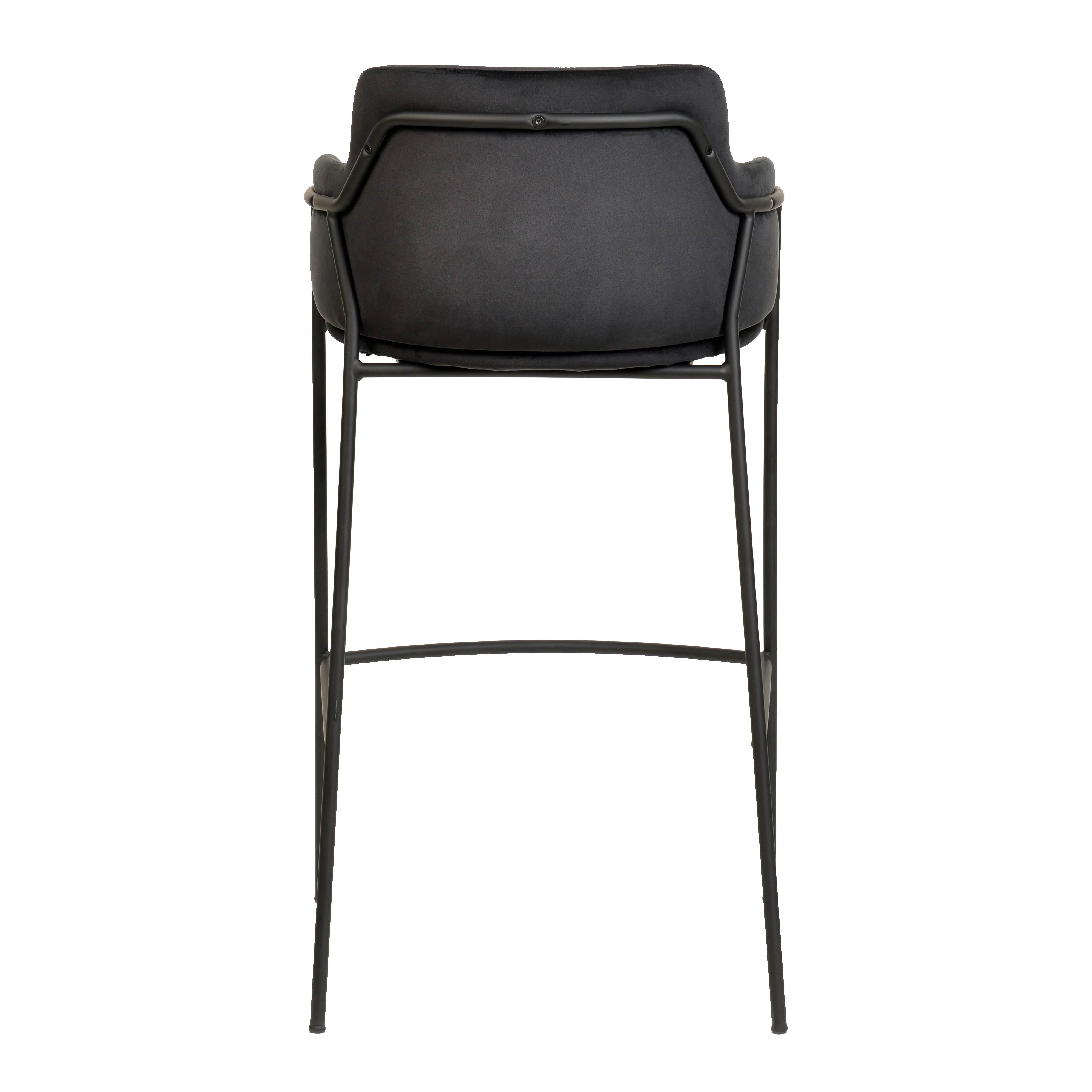 Axis Collection Modern Bar height Chair in Black