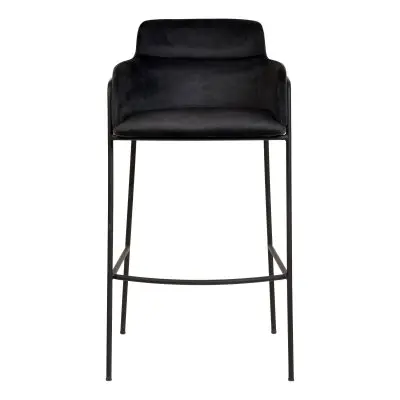 Axis Collection Modern Bar height Chair in Black