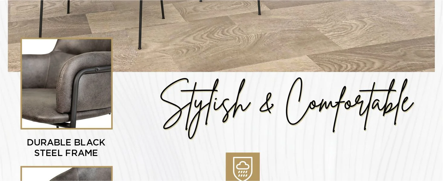 Axis Collection Modern Bar height Chair in Charcoal