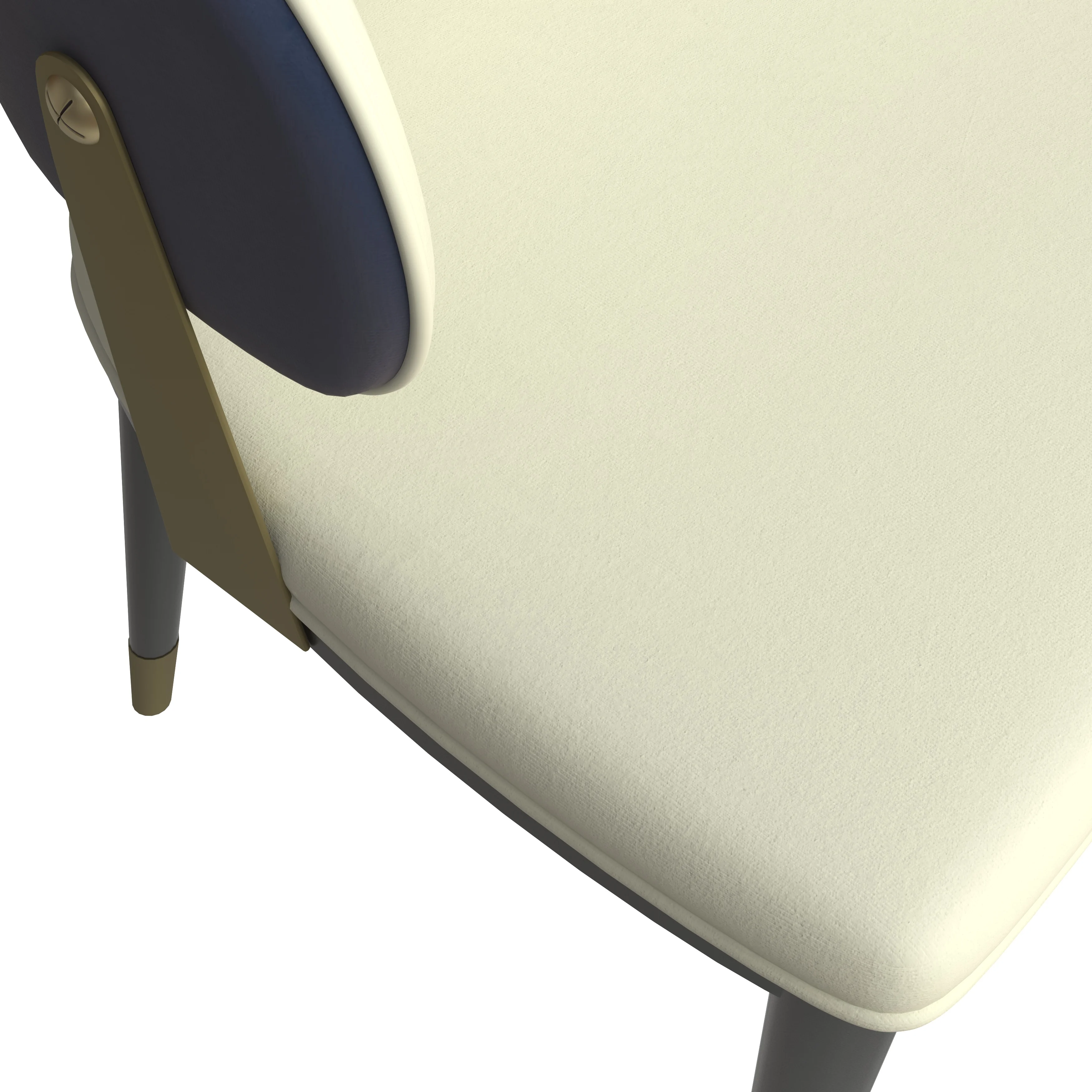 Aria Series Modern Dining Chair in Blue