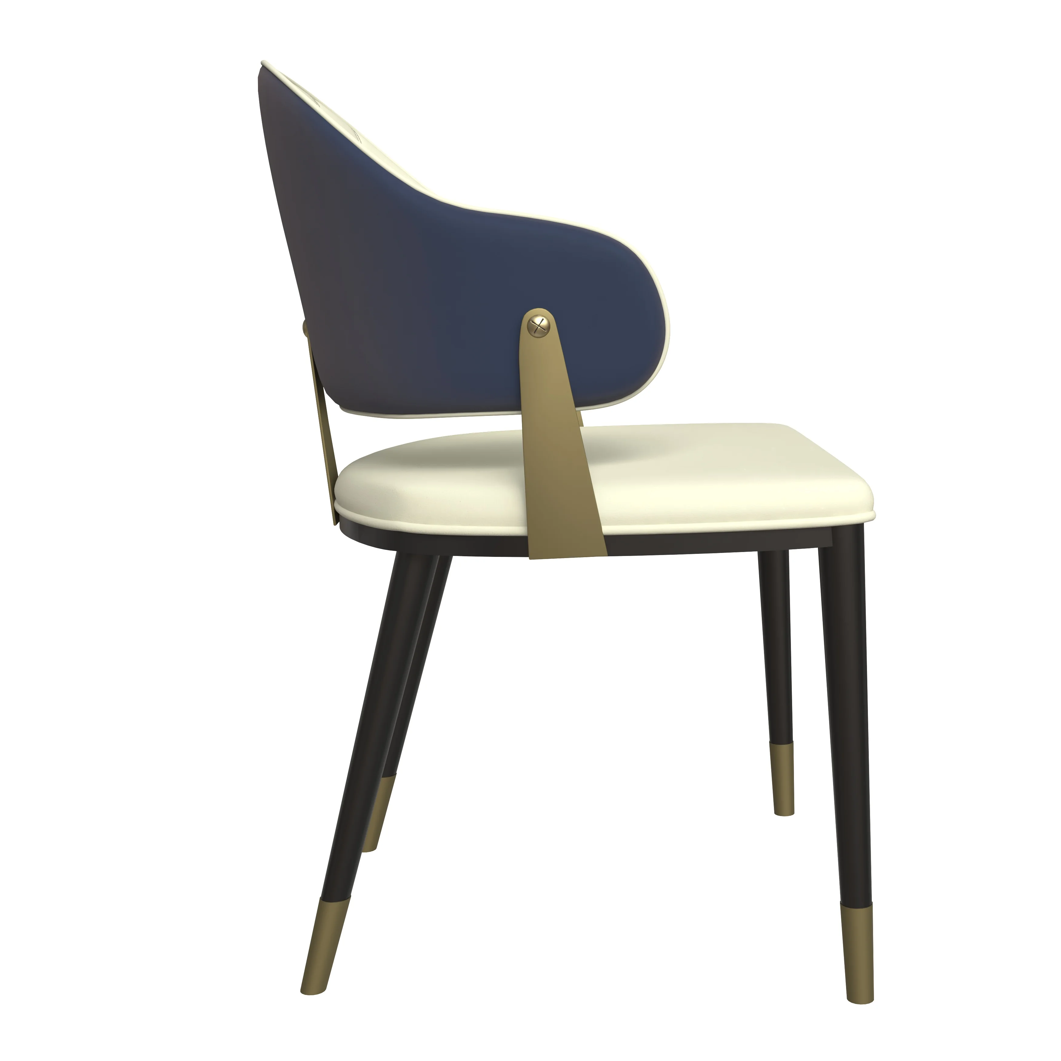 Aria Series Modern Dining Chair in Blue Set of 2