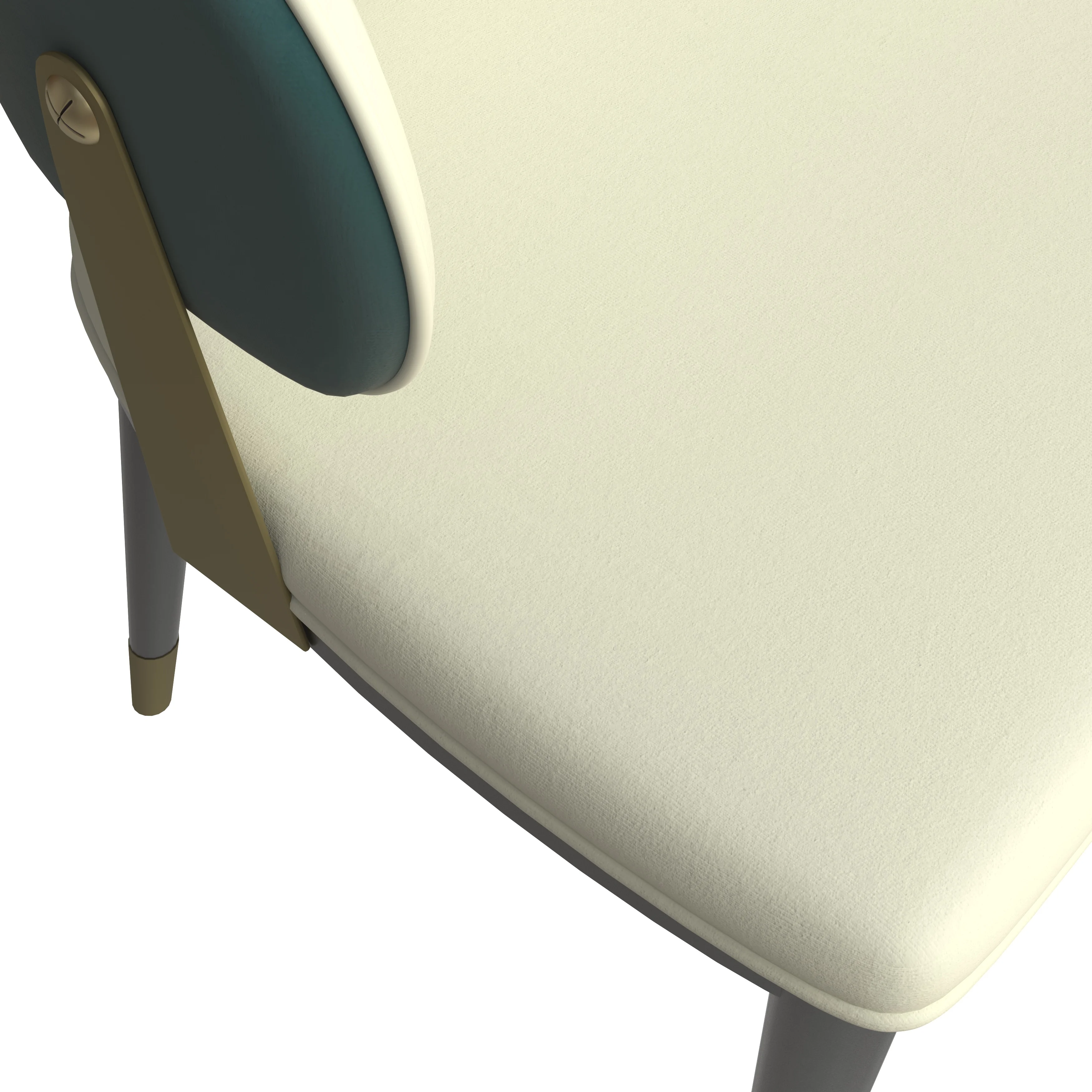 Aria Series Modern Dining Chair in Green