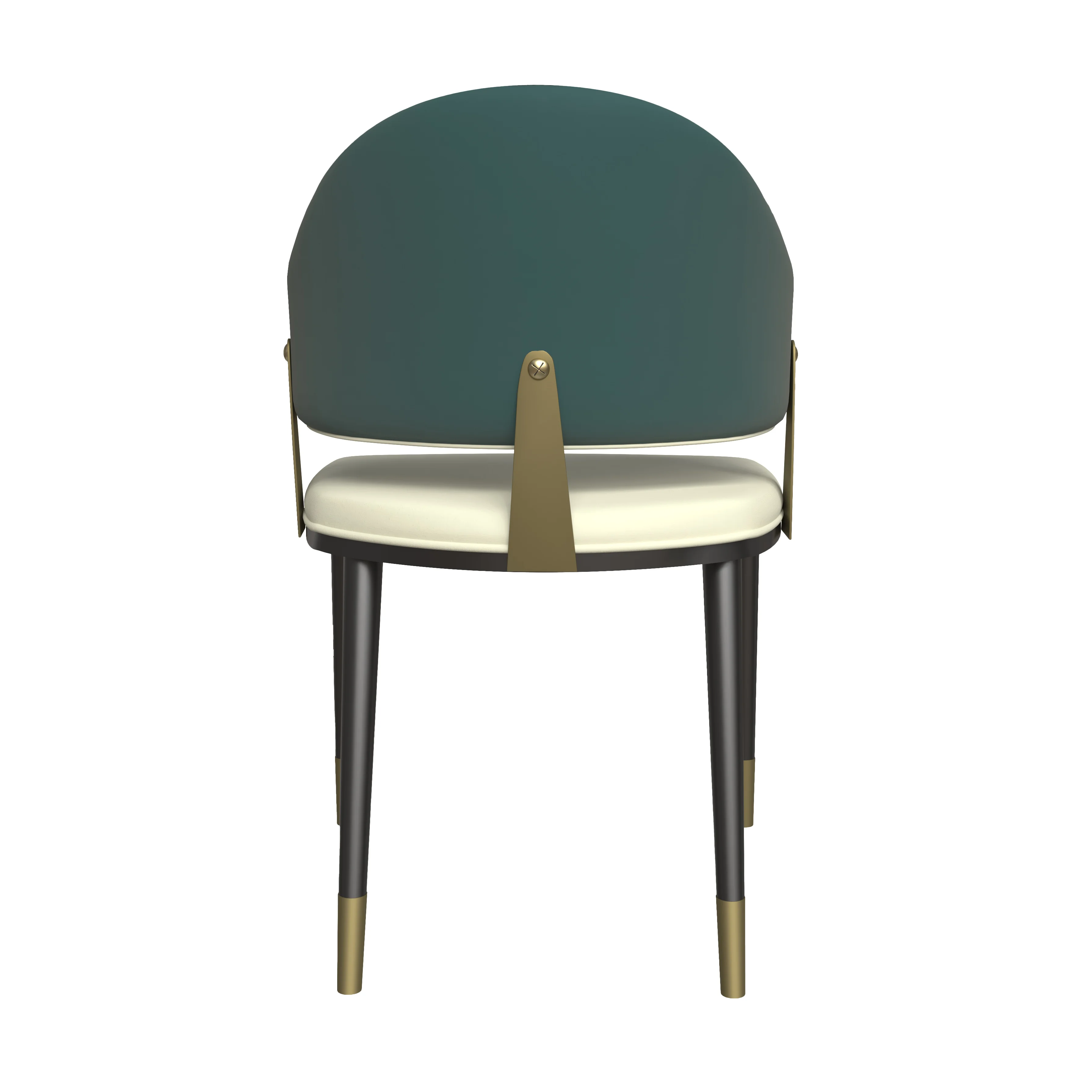 Aria Series Modern Dining Chair in Green Set of 4