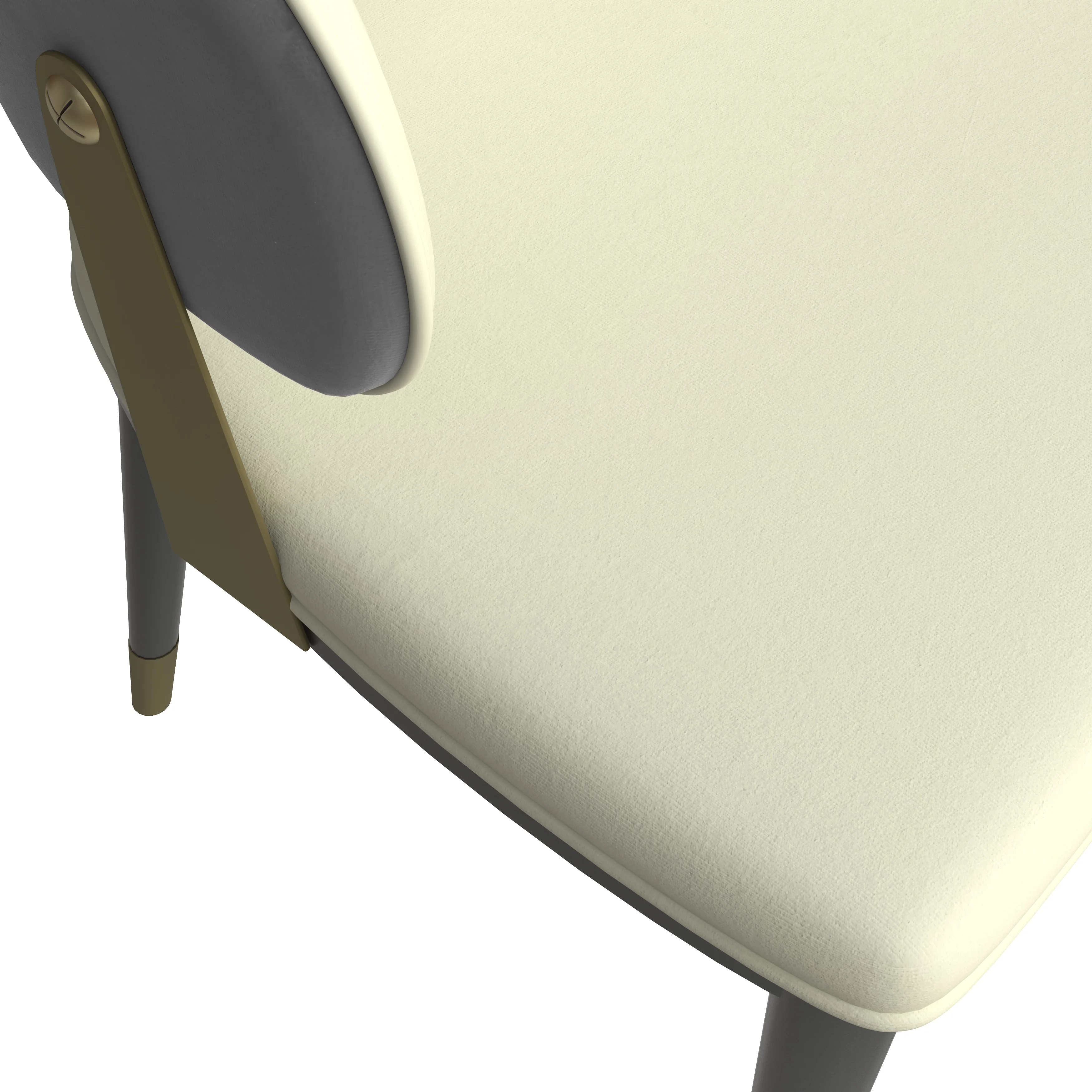 Aria Series Modern Dining Chair in Grey Set of 2