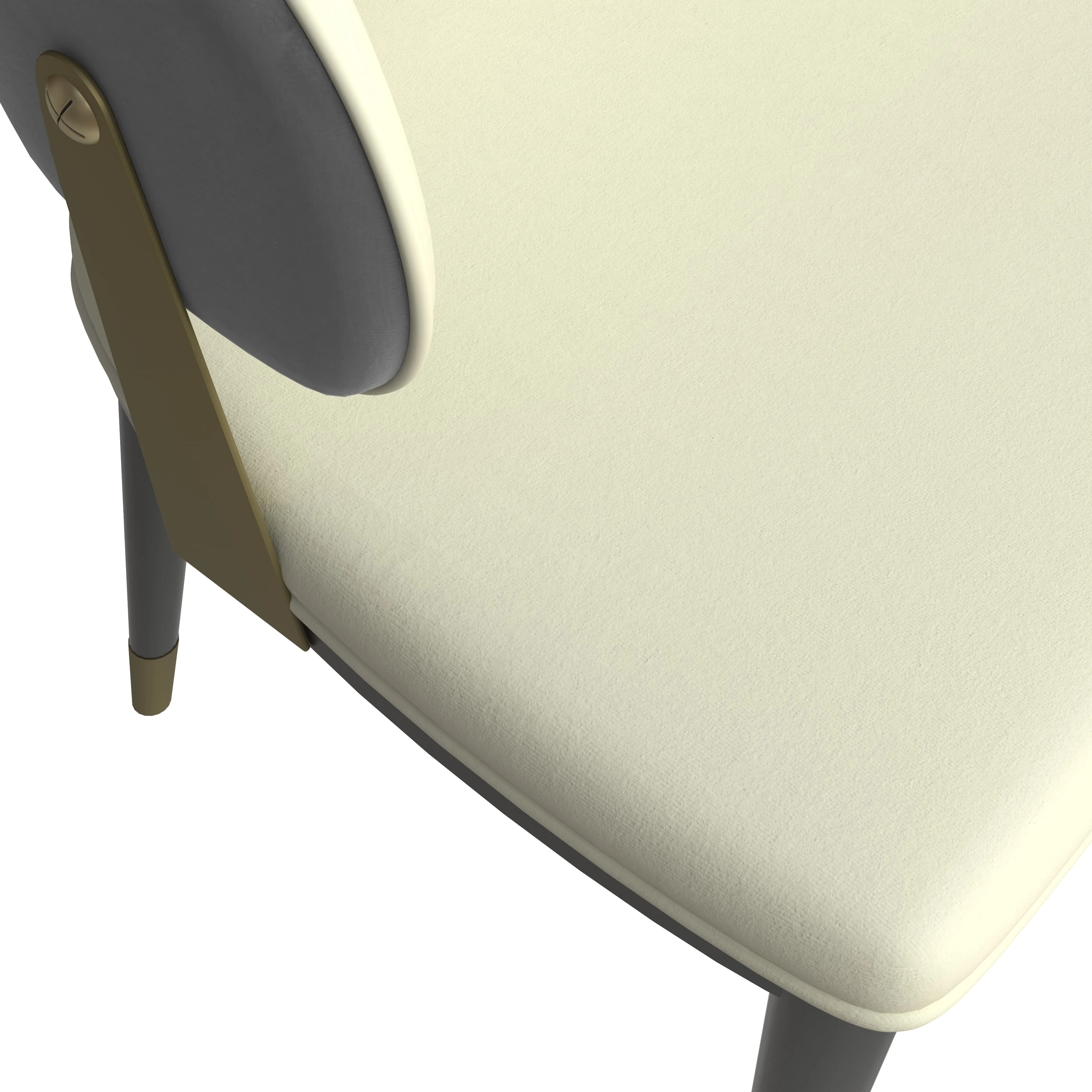 Aria Series Modern Dining Chair in Grey Set of 2