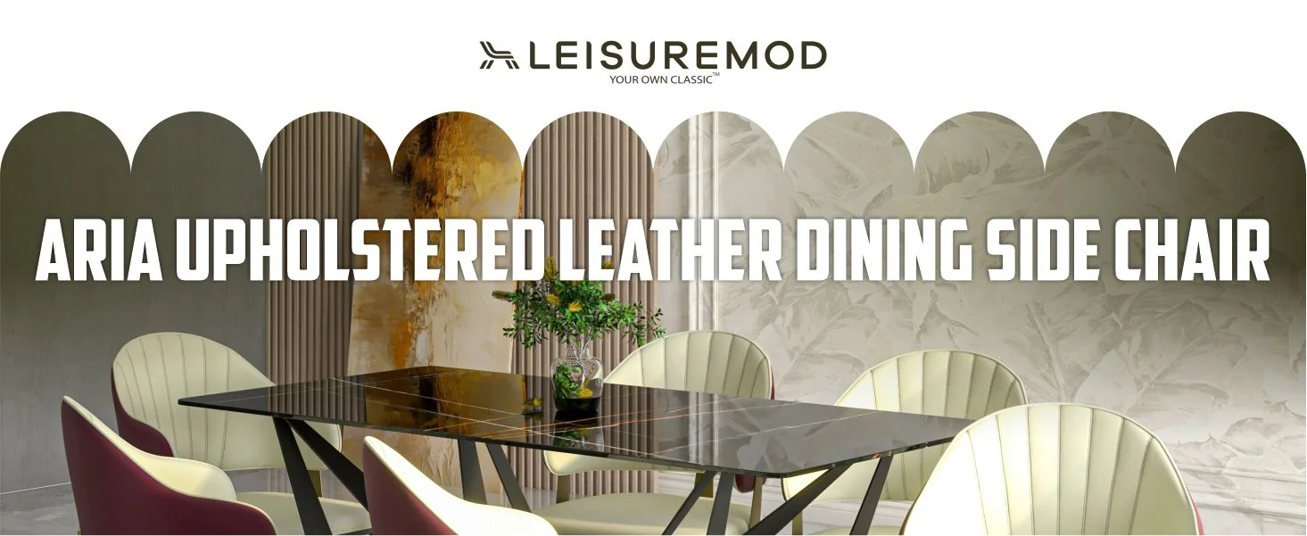 Aria Series Modern Dining Chair in Red