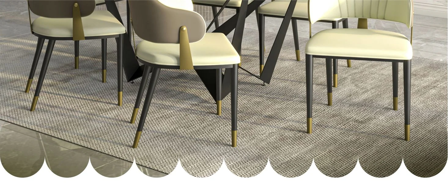 Aria Series Modern Dining Chair in Toupe