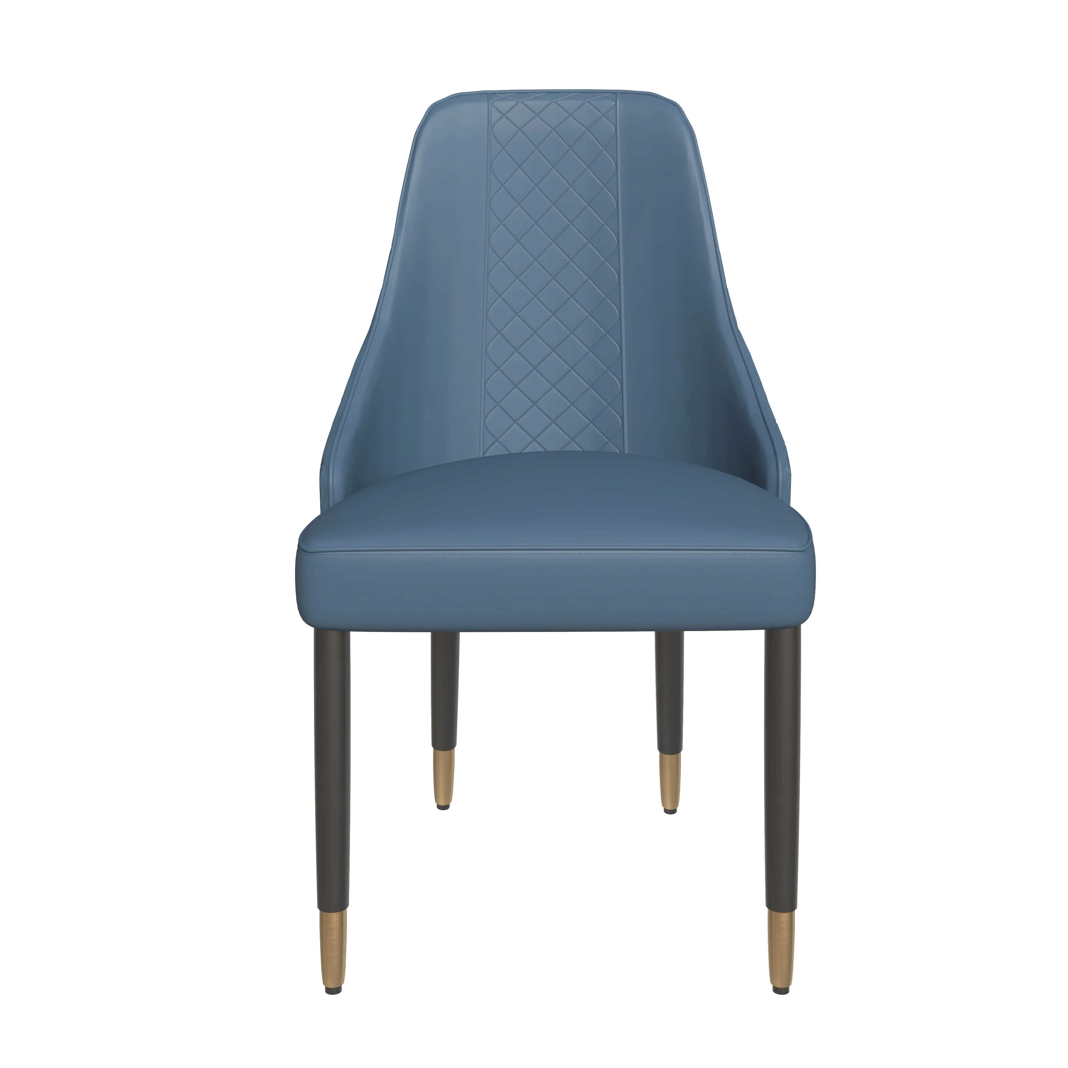Allure Collection Modern Dining Chair In Yale Blue Fabric