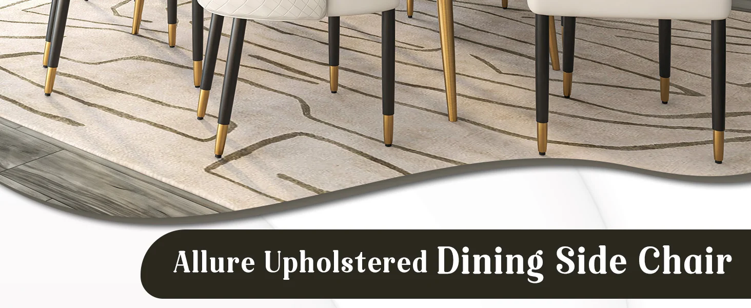 Allure Collection Modern Dining Chair In White - Set of 4