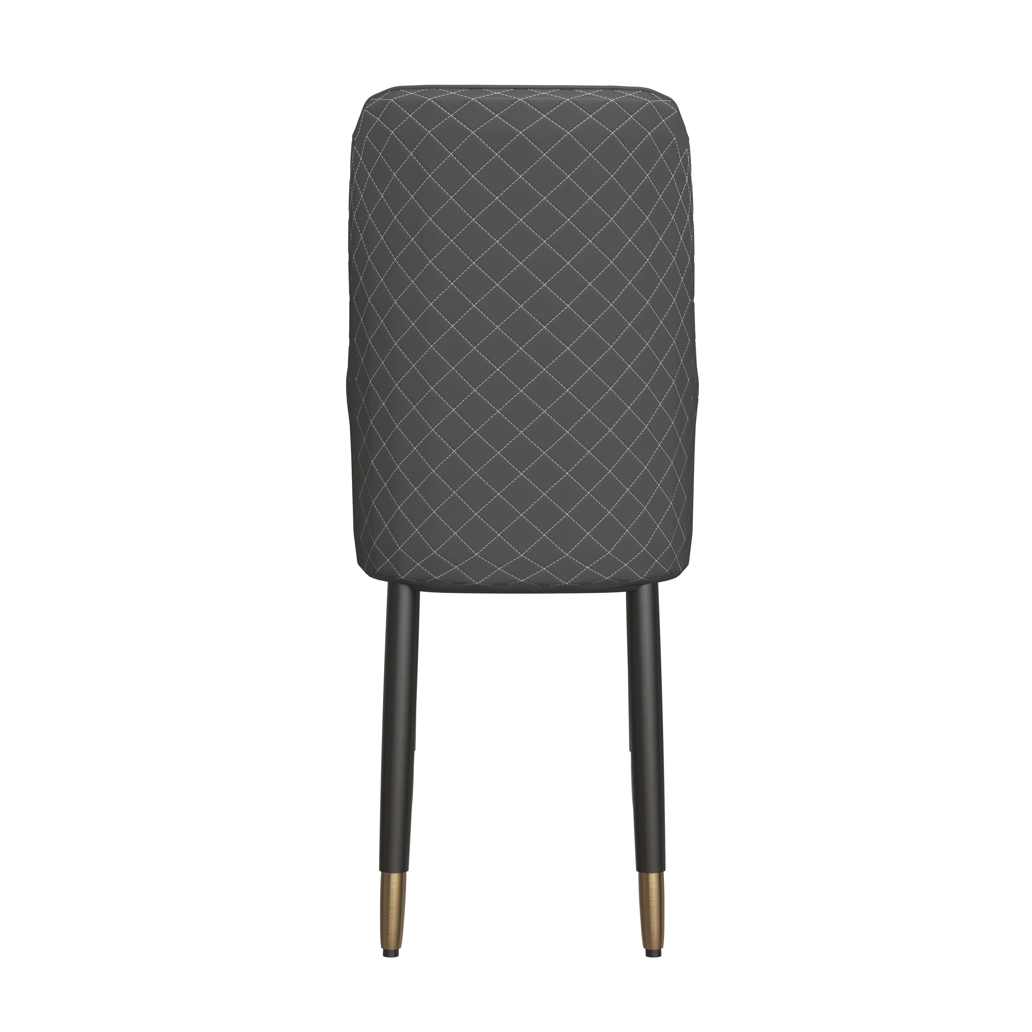 Allure Collection Modern Dining Chair In Black Fabric