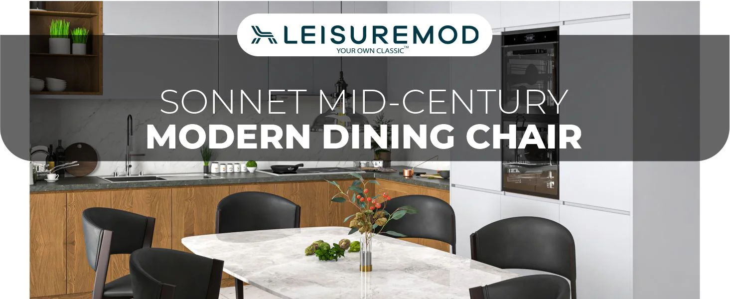 Aspen Collection Modern Dining Chair in Black