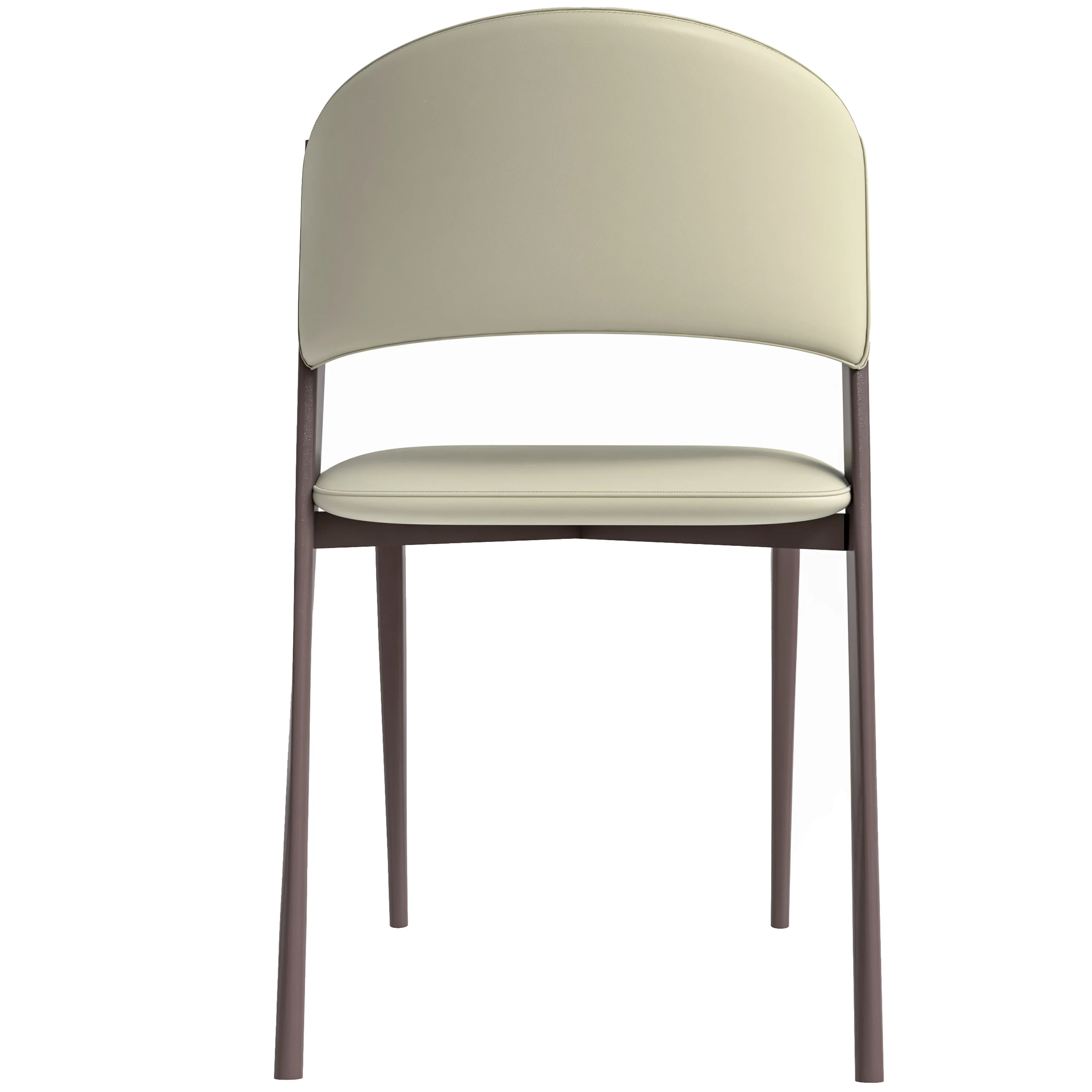 Aspen Collection Modern Dining Chair Set of 4 in White