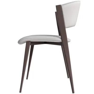 Aspen Collection Modern Dining Chair Set of 2 in Black