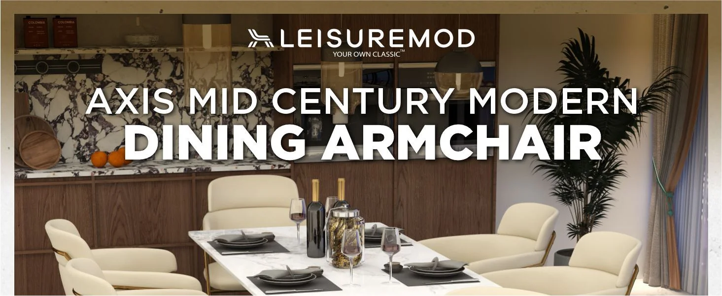 Axis Collection Modern Gold Dining Chair in Beige