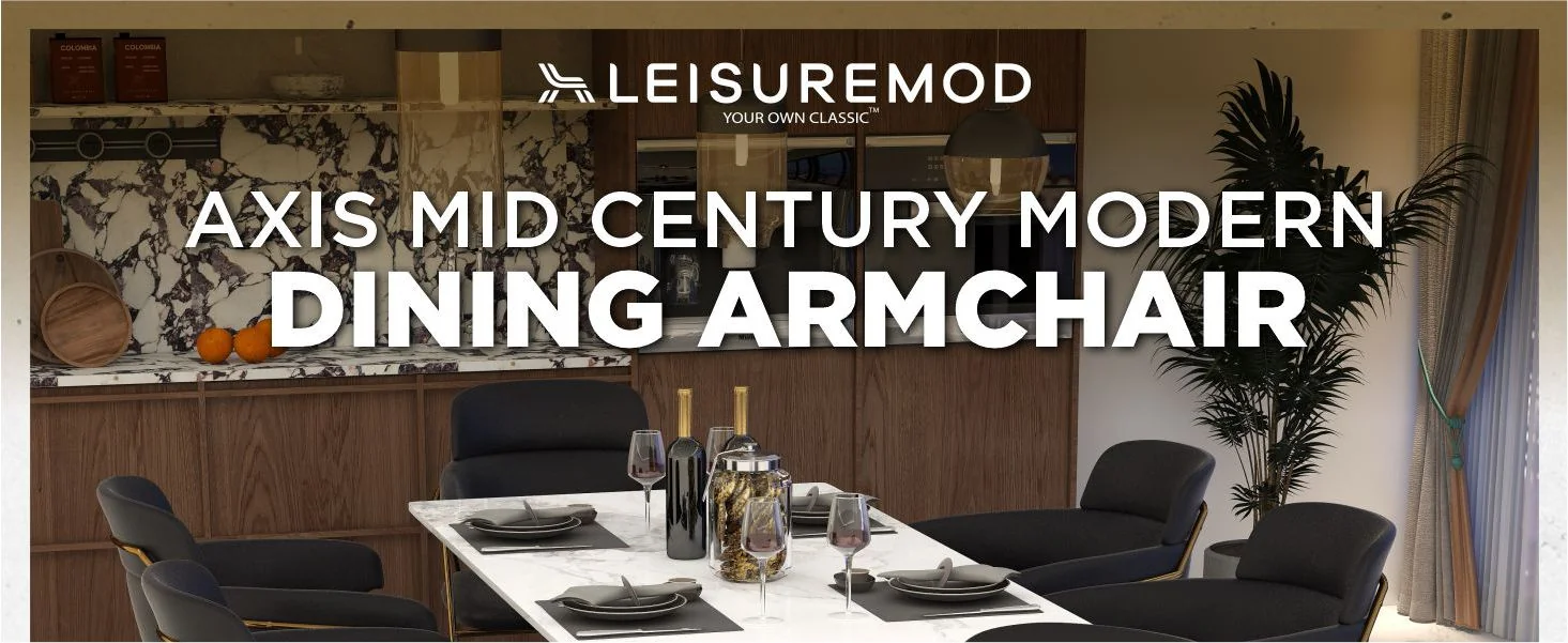 Axis Collection Modern Gold Dining Chair in Black