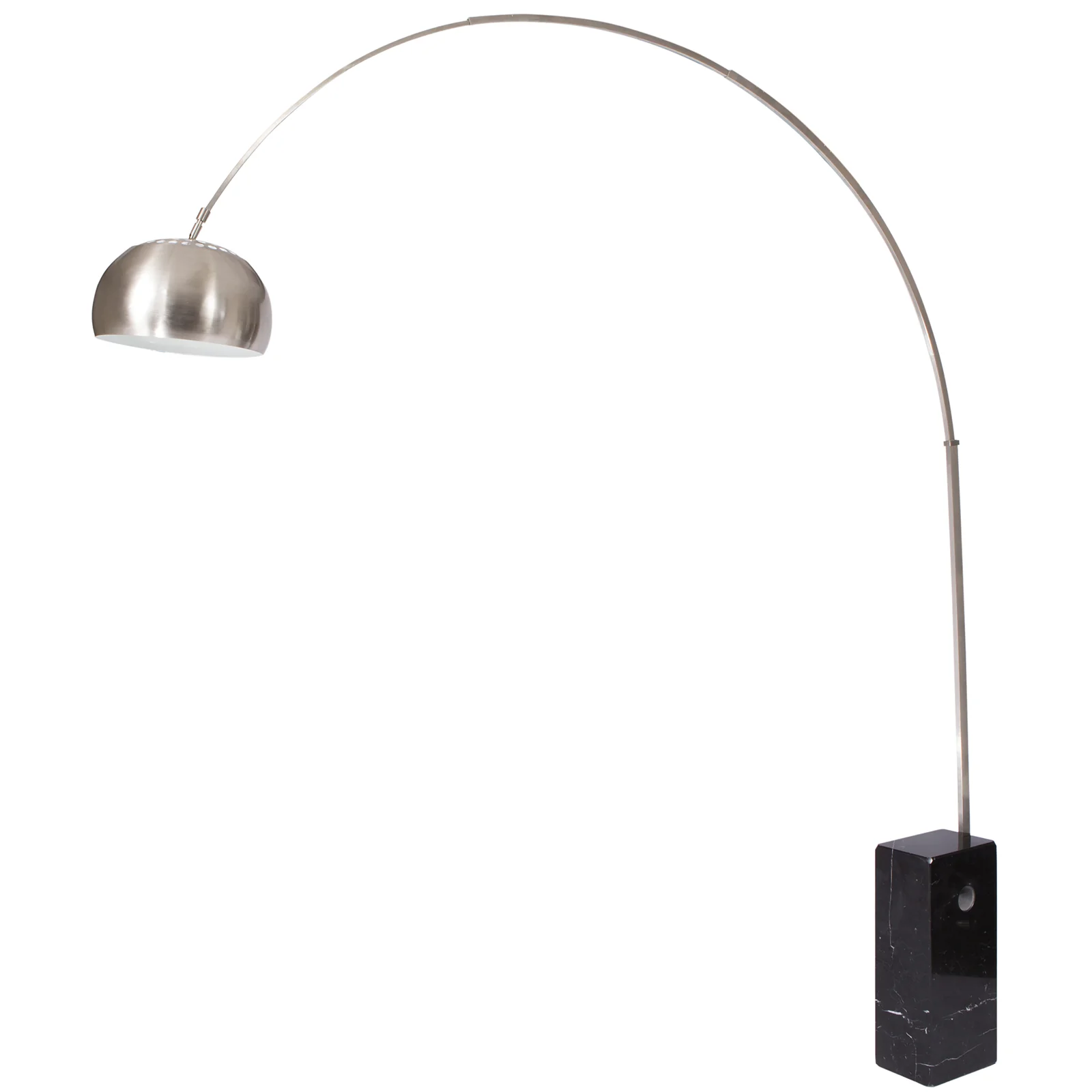 Arco Lamp with Marble Cube Base
