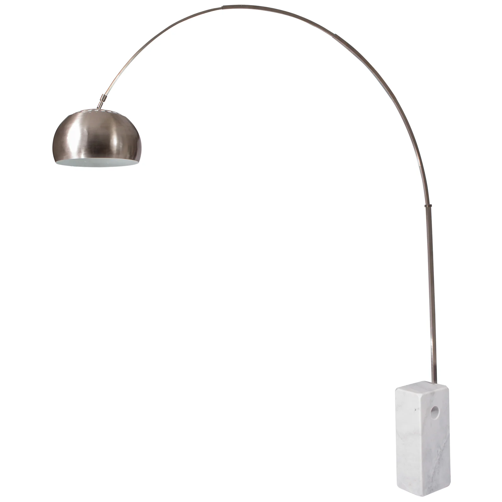 Arco Lamp with Marble Cube Base