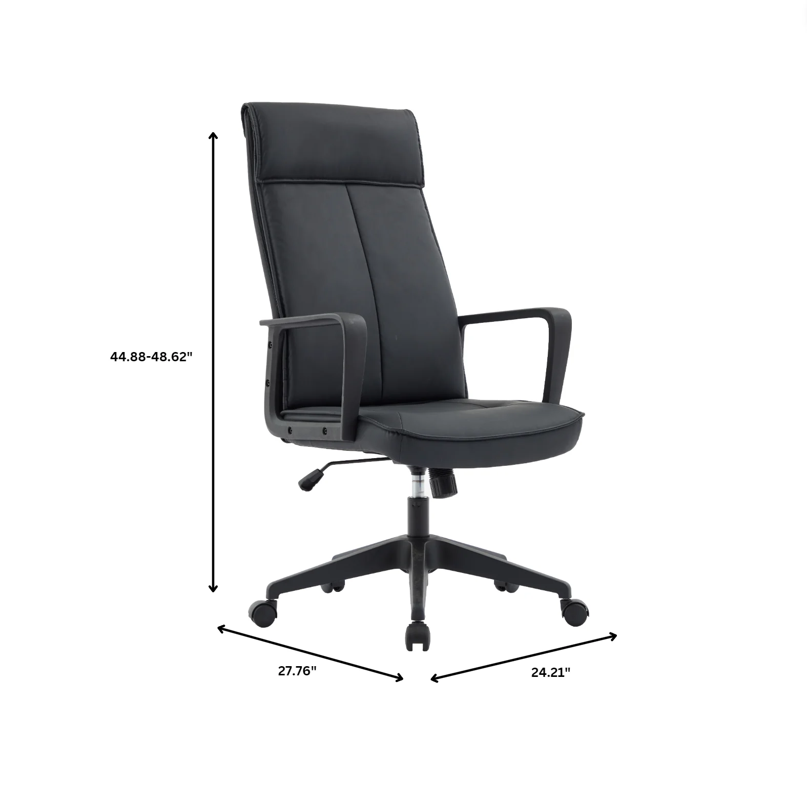 Aiaria Collection Modern Office Chair In Black