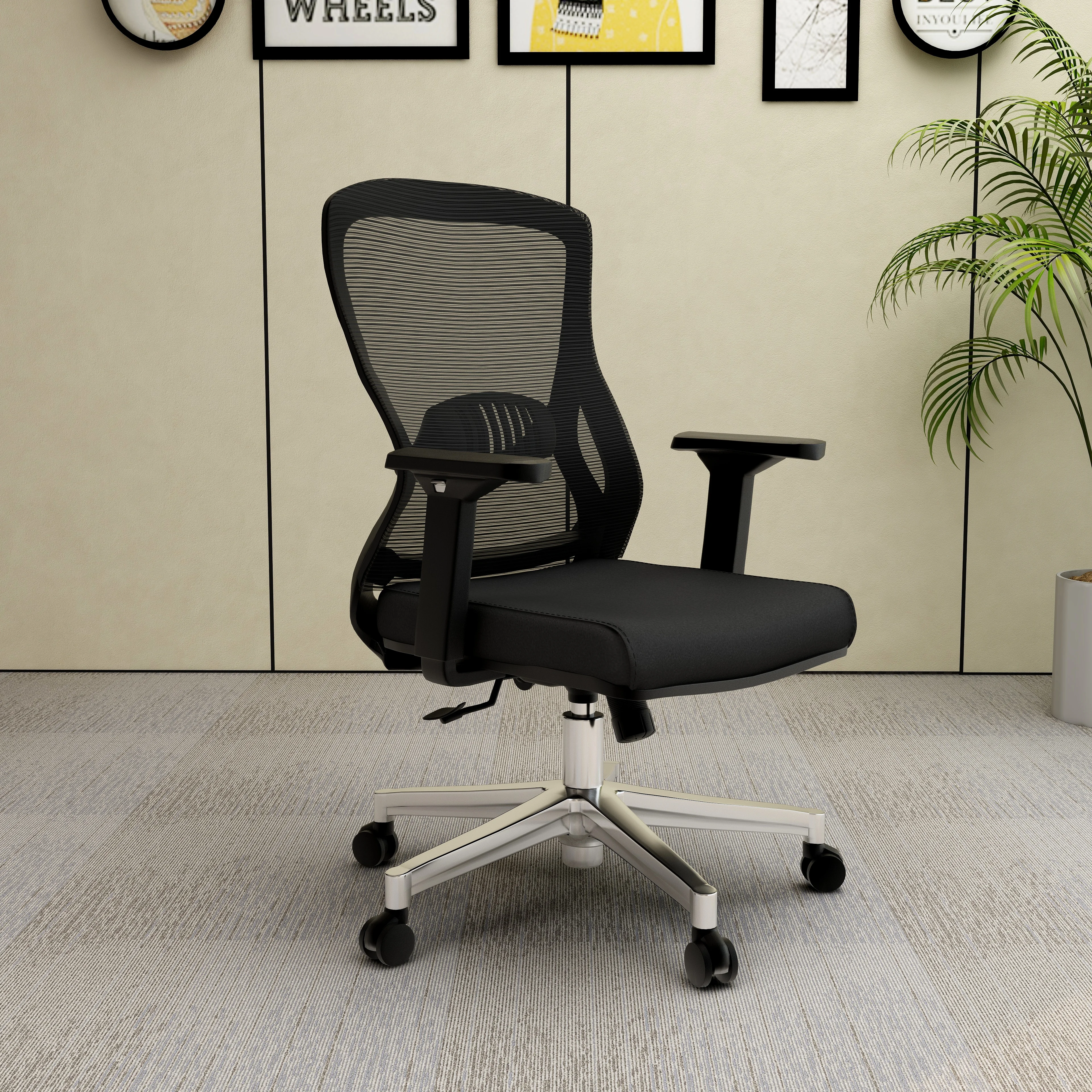 Office Adorit Series Office Task Chair In Black