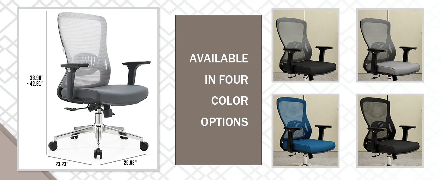 Office Adorit Series Office Task Chair In Grey