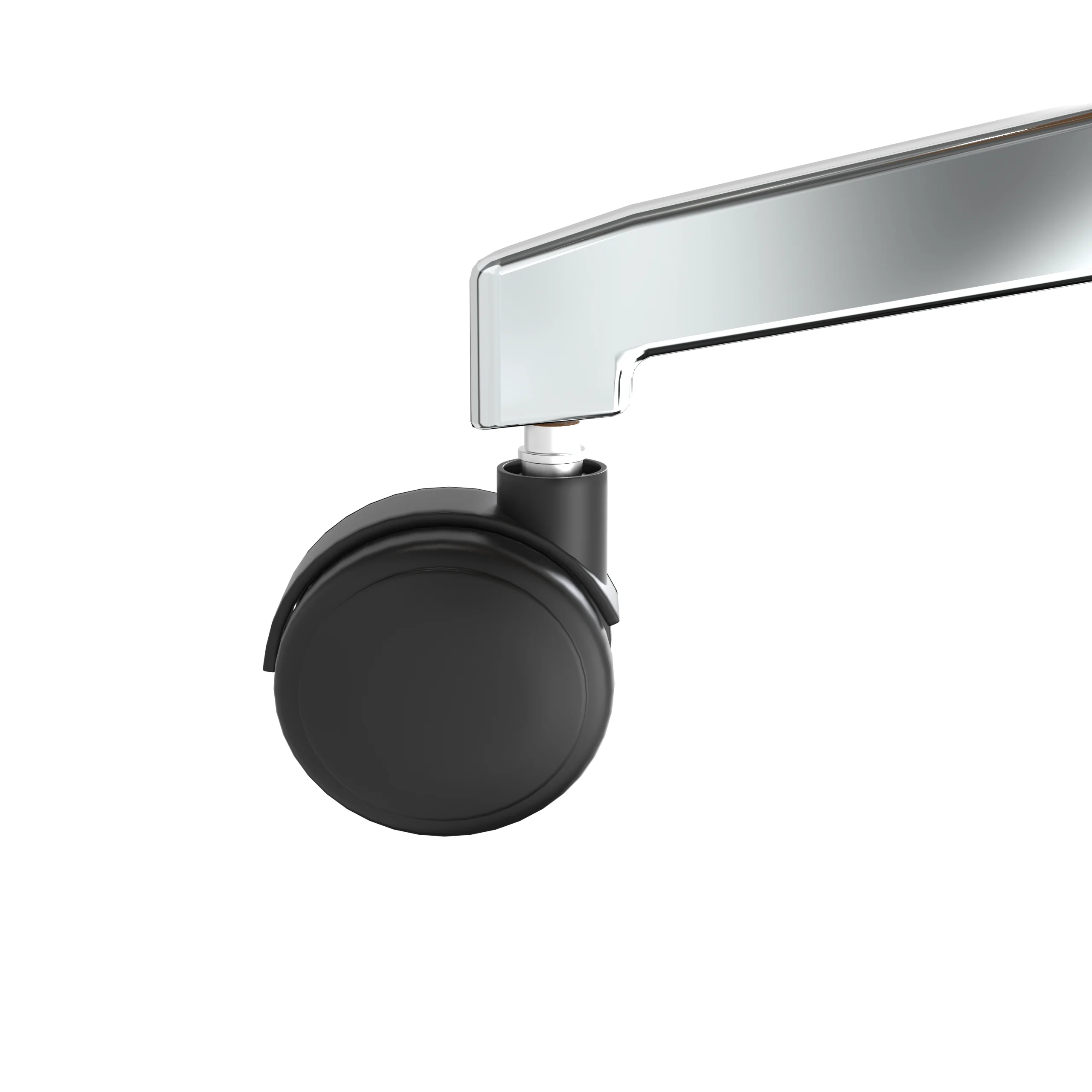 Aleen High-Back Office Chair in Upholstered Leather and Iron Frame with Swivel and Tilt in Acorn Brown