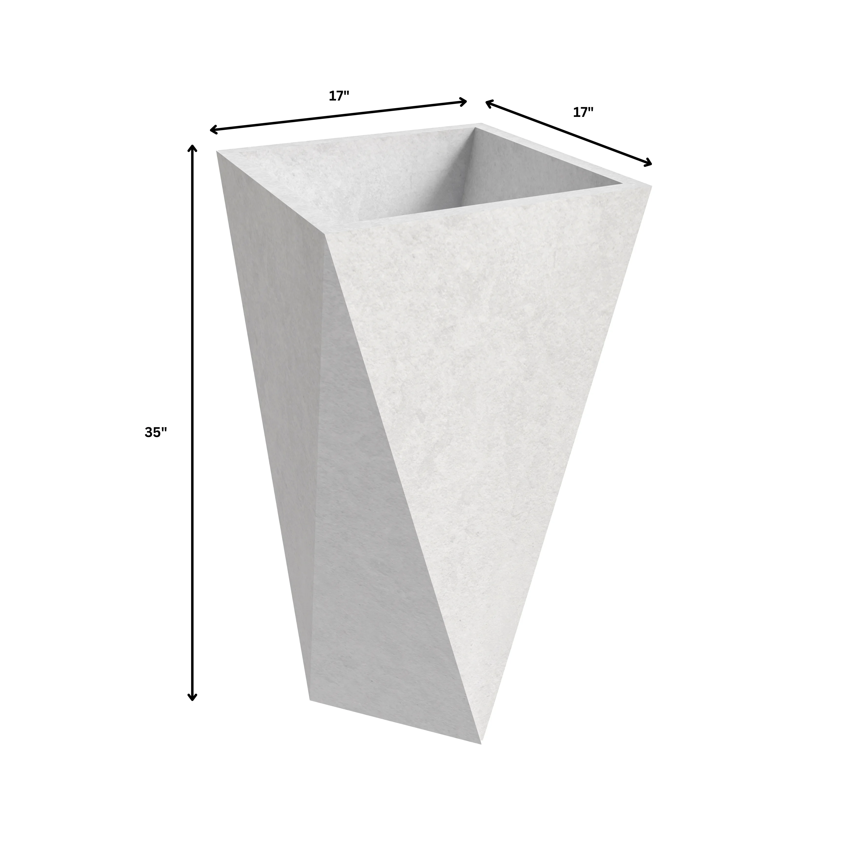 Aloe Series Planter set in White