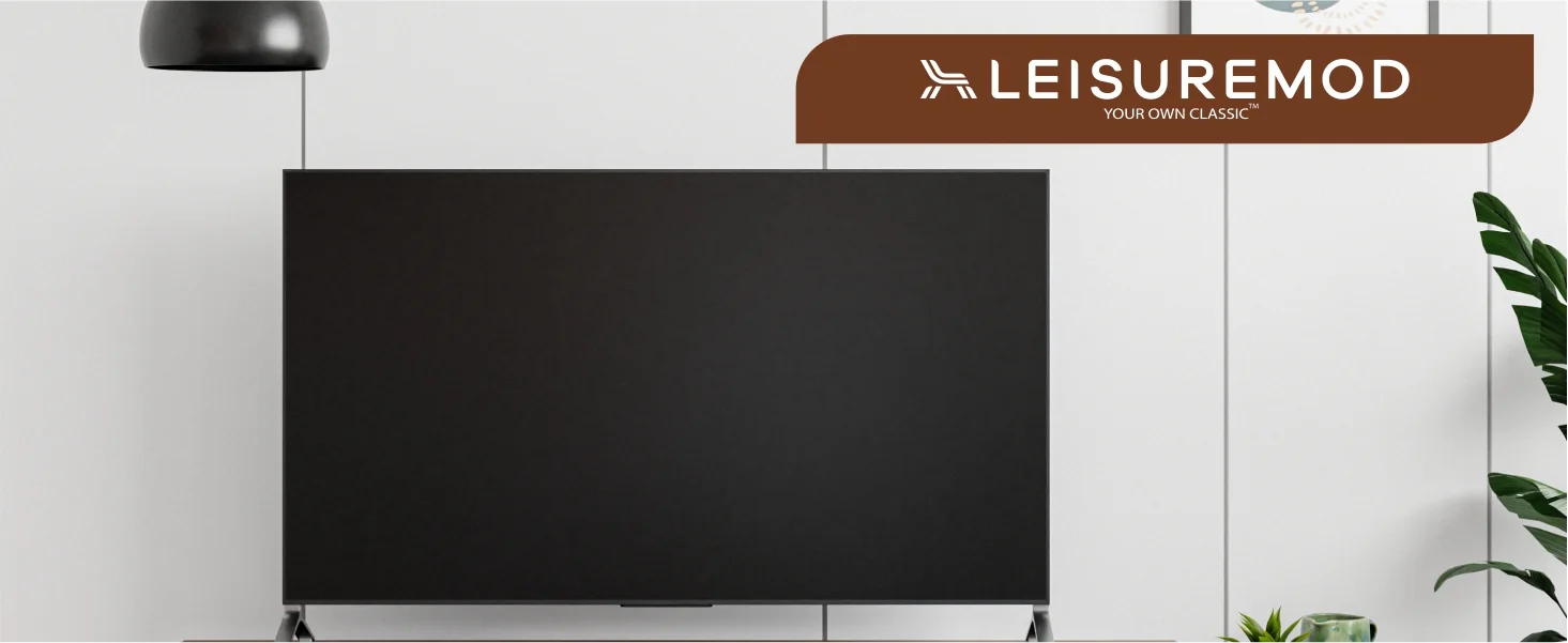 Avery Mid-Century Modern TV Stand with MDF Cabinet and Powder Coated Steel Legs