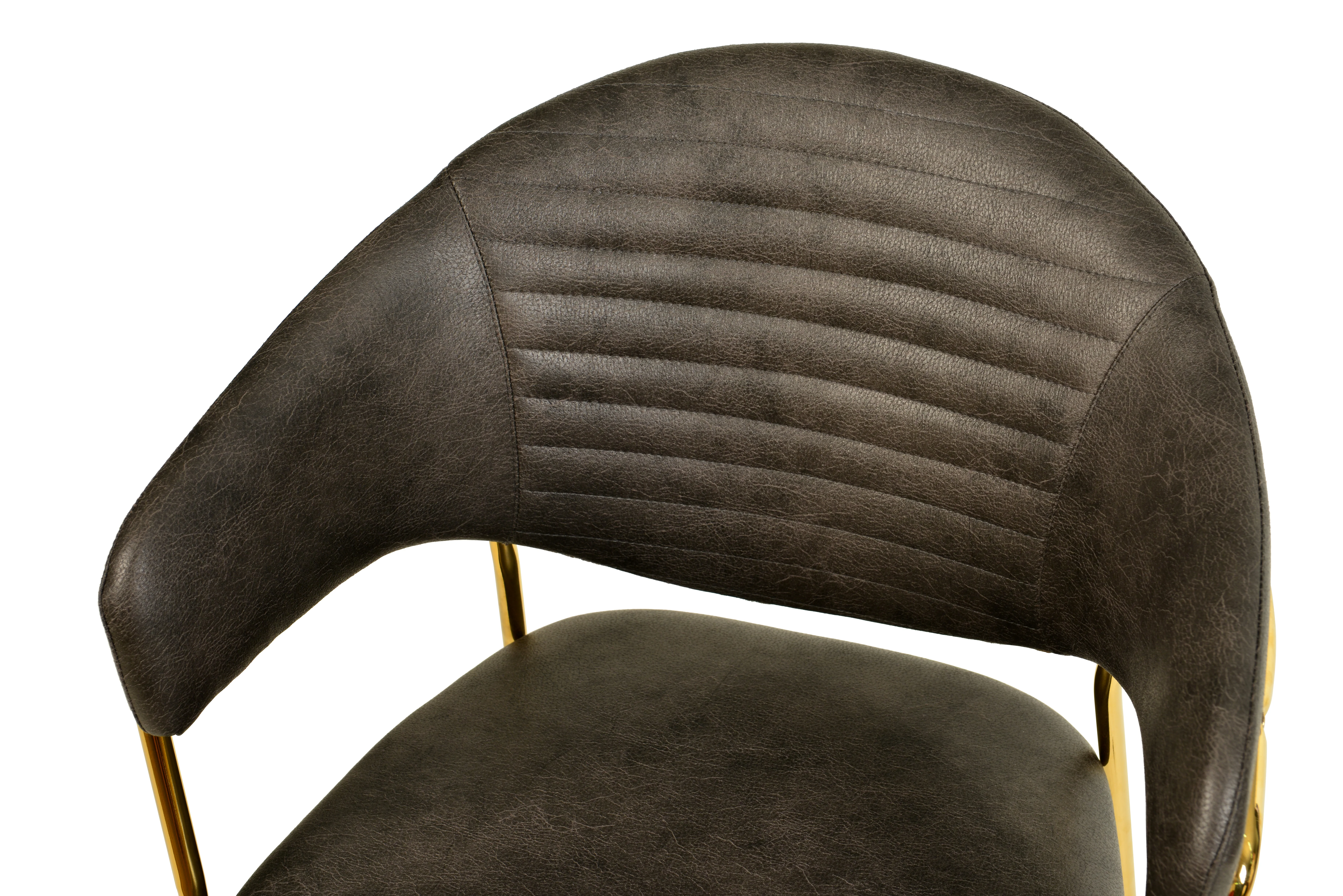 Bella Collection Modern Dining Chair in Charcoal Set of 4