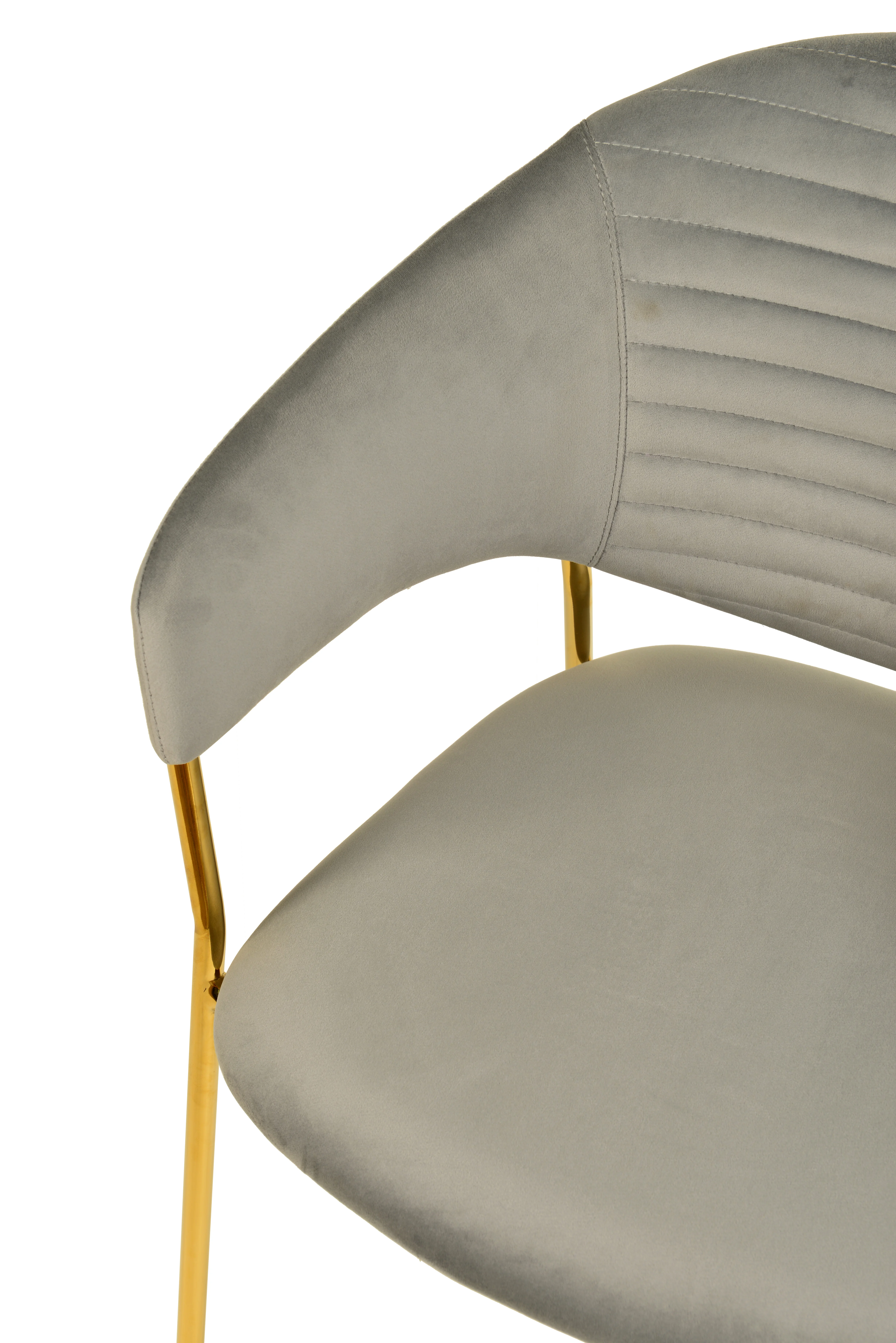 Bella Collection Modern Dining Chair in Light Grey Set of 4