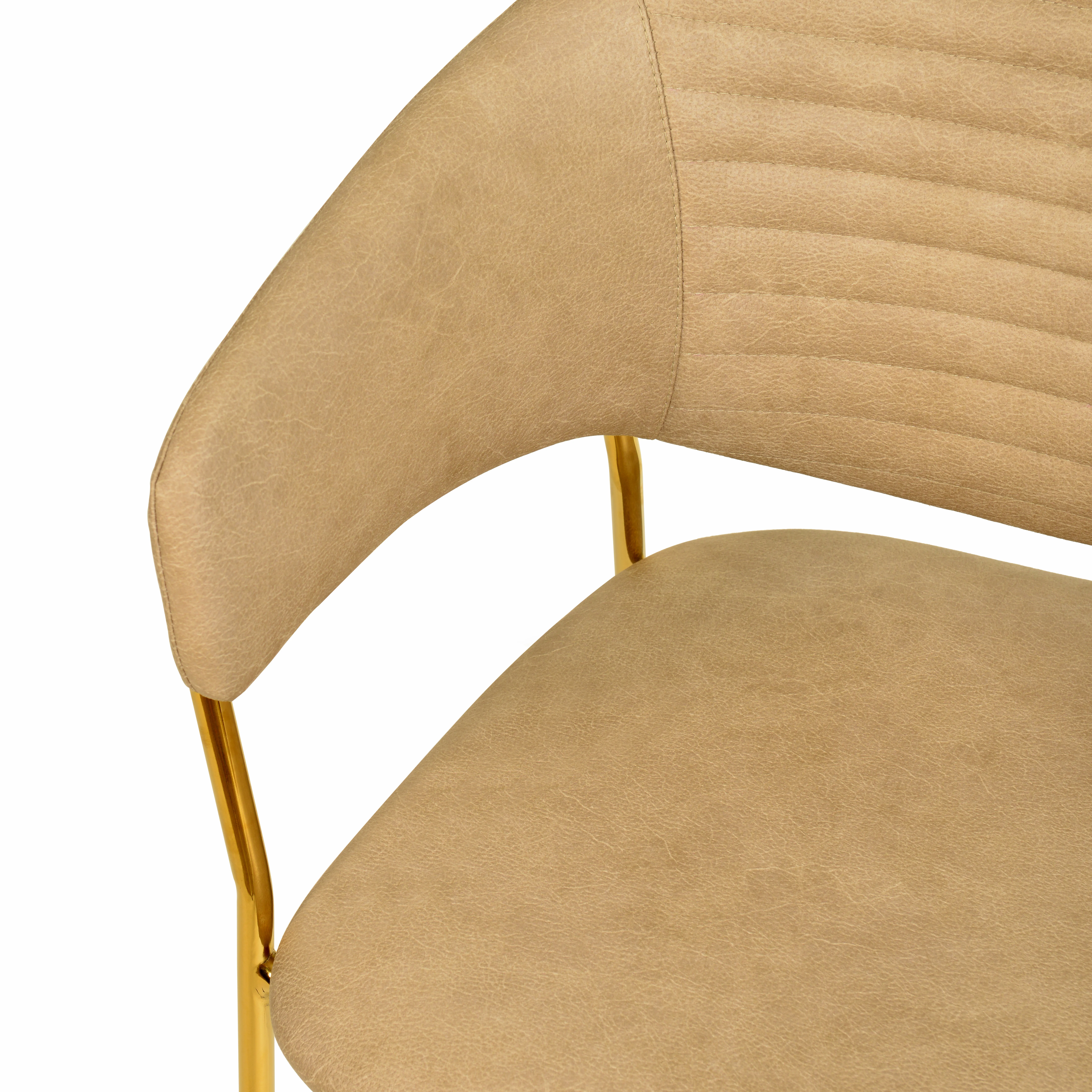 Bella Collection Modern Dining Chair in Toupe