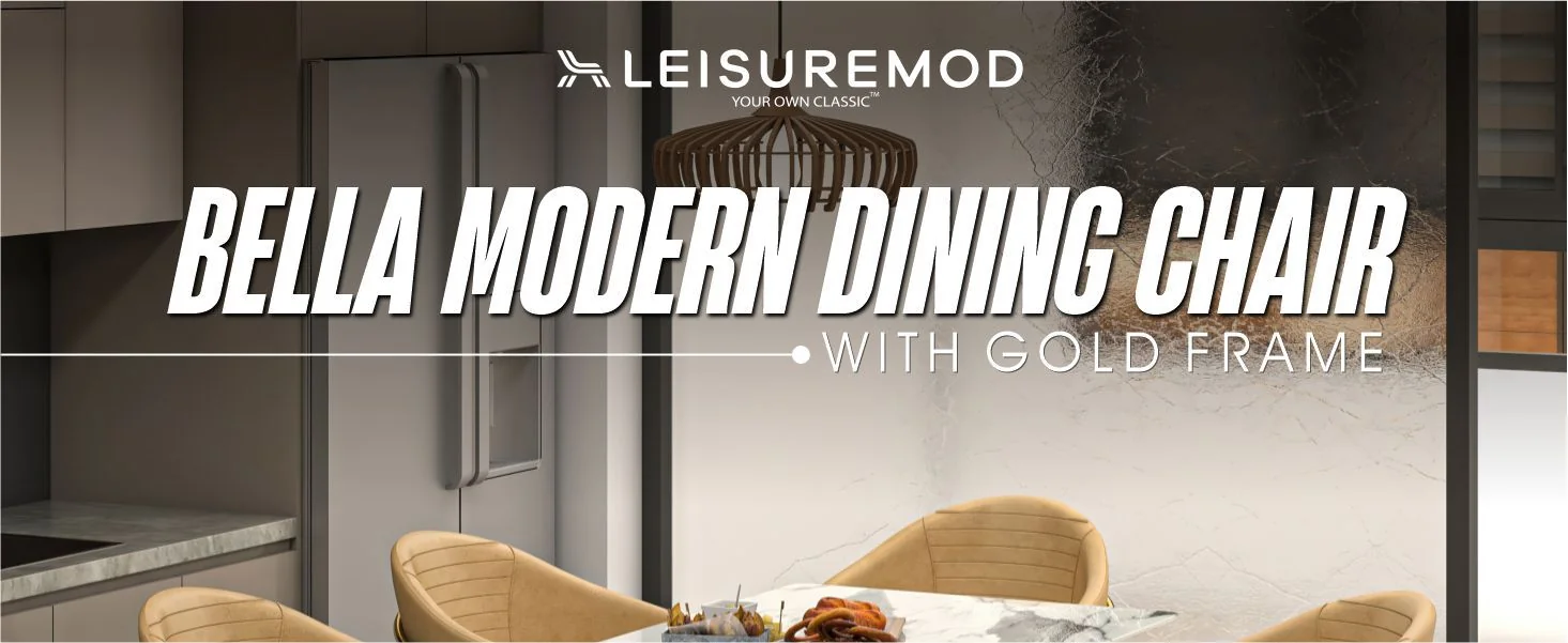 Bella Collection Modern Dining Chair in Toupe