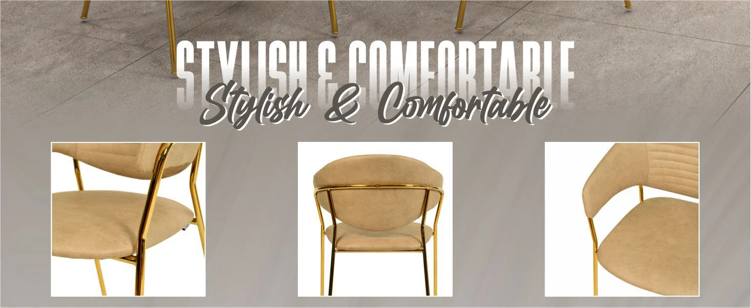 Bella Collection Modern Dining Chair in Toupe