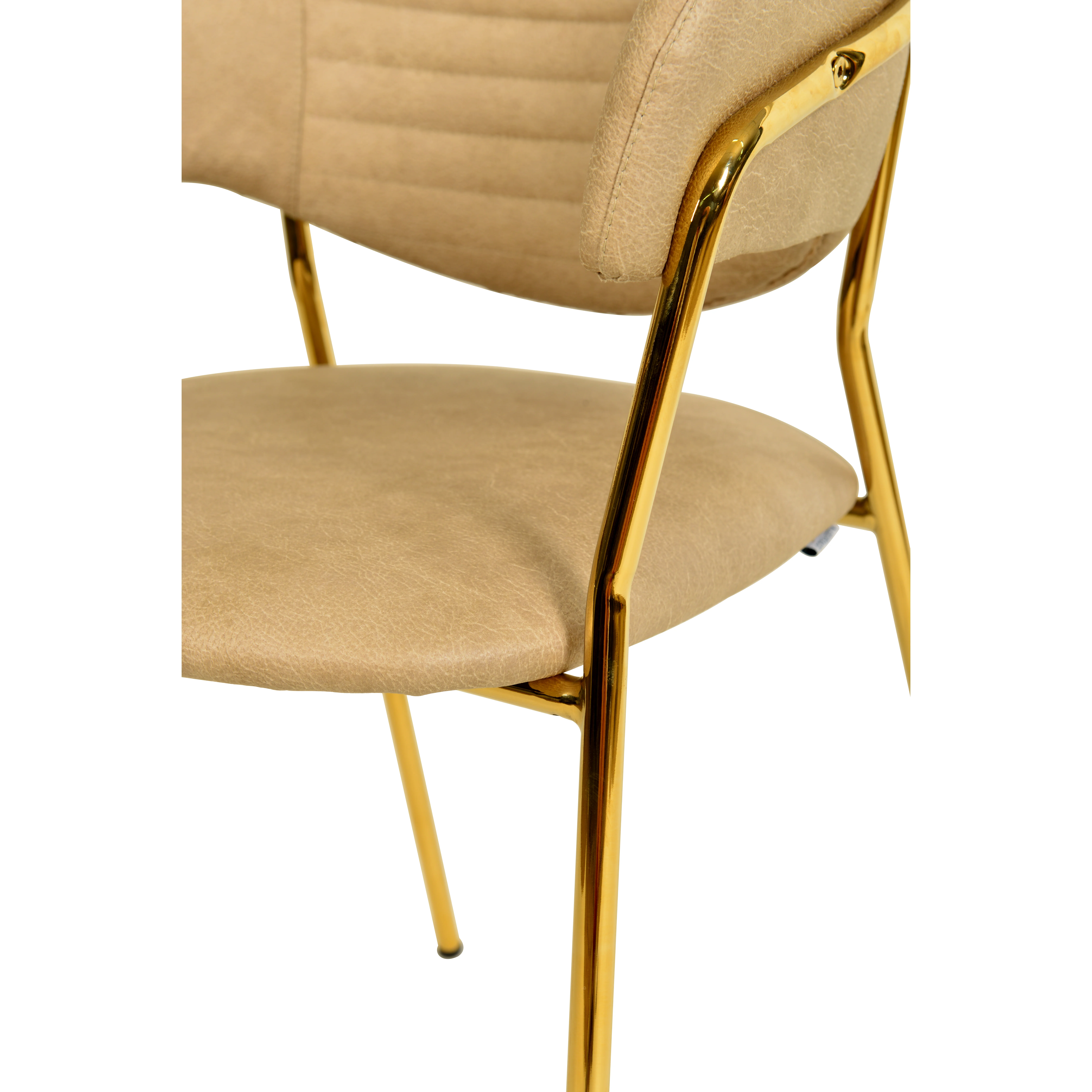 Bella Collection Modern Dining Chair in Taupe Set of 2