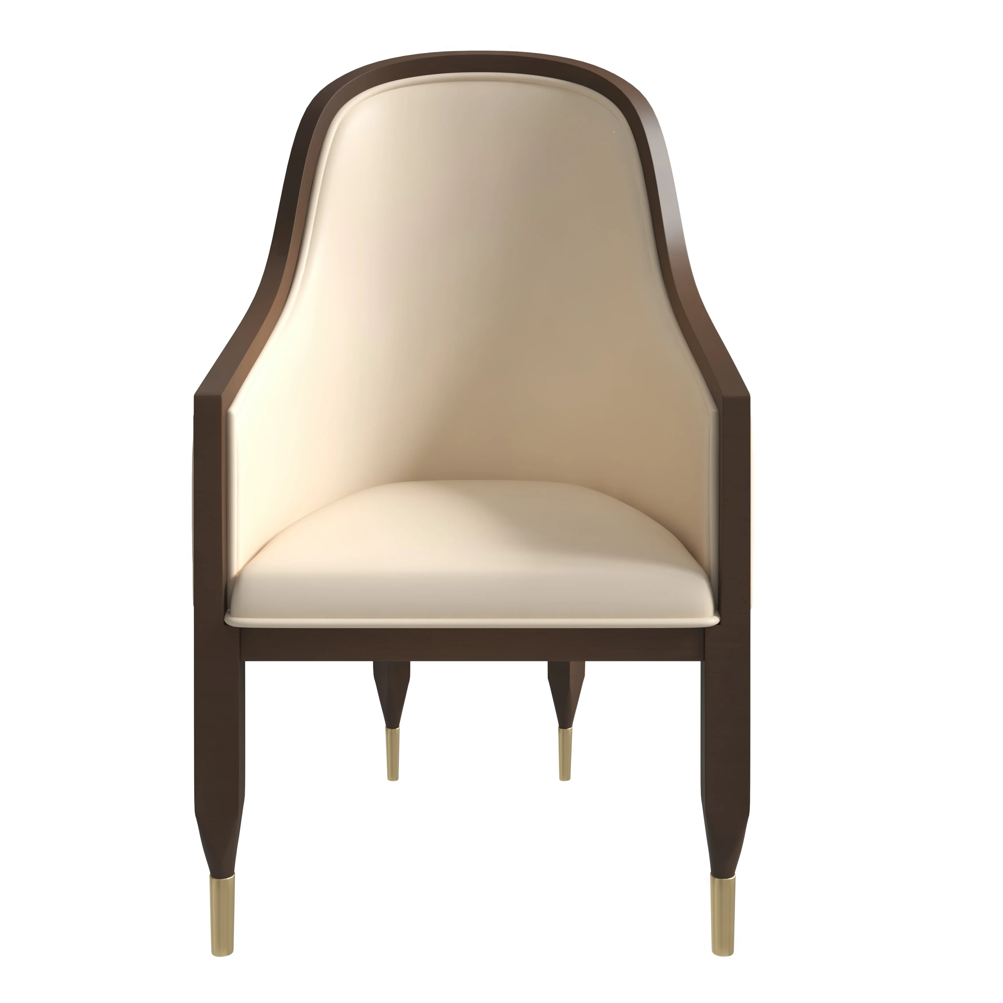 Belle Series Modern Dining Chair in Cream