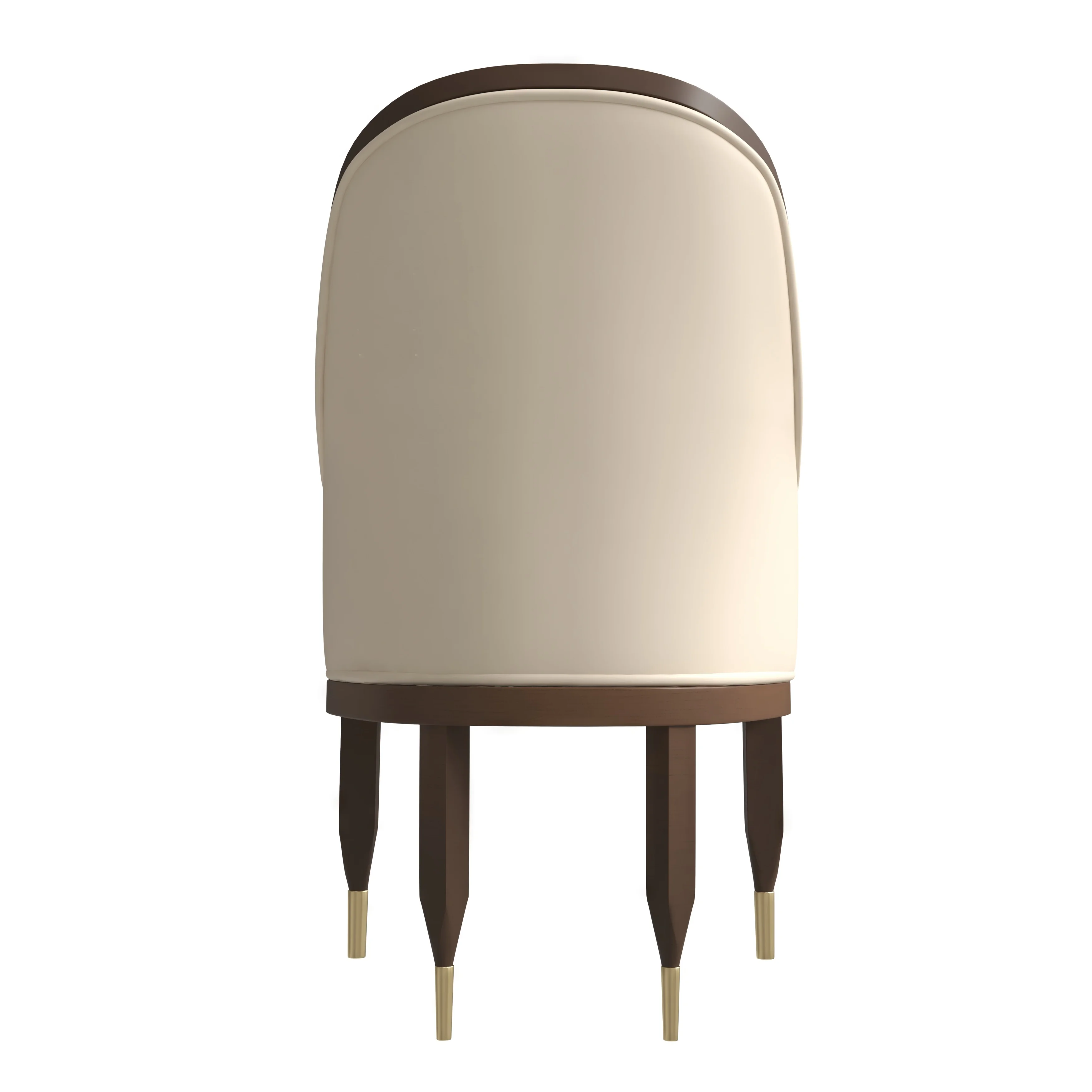 Belle Series Modern Dining Chair in Cream