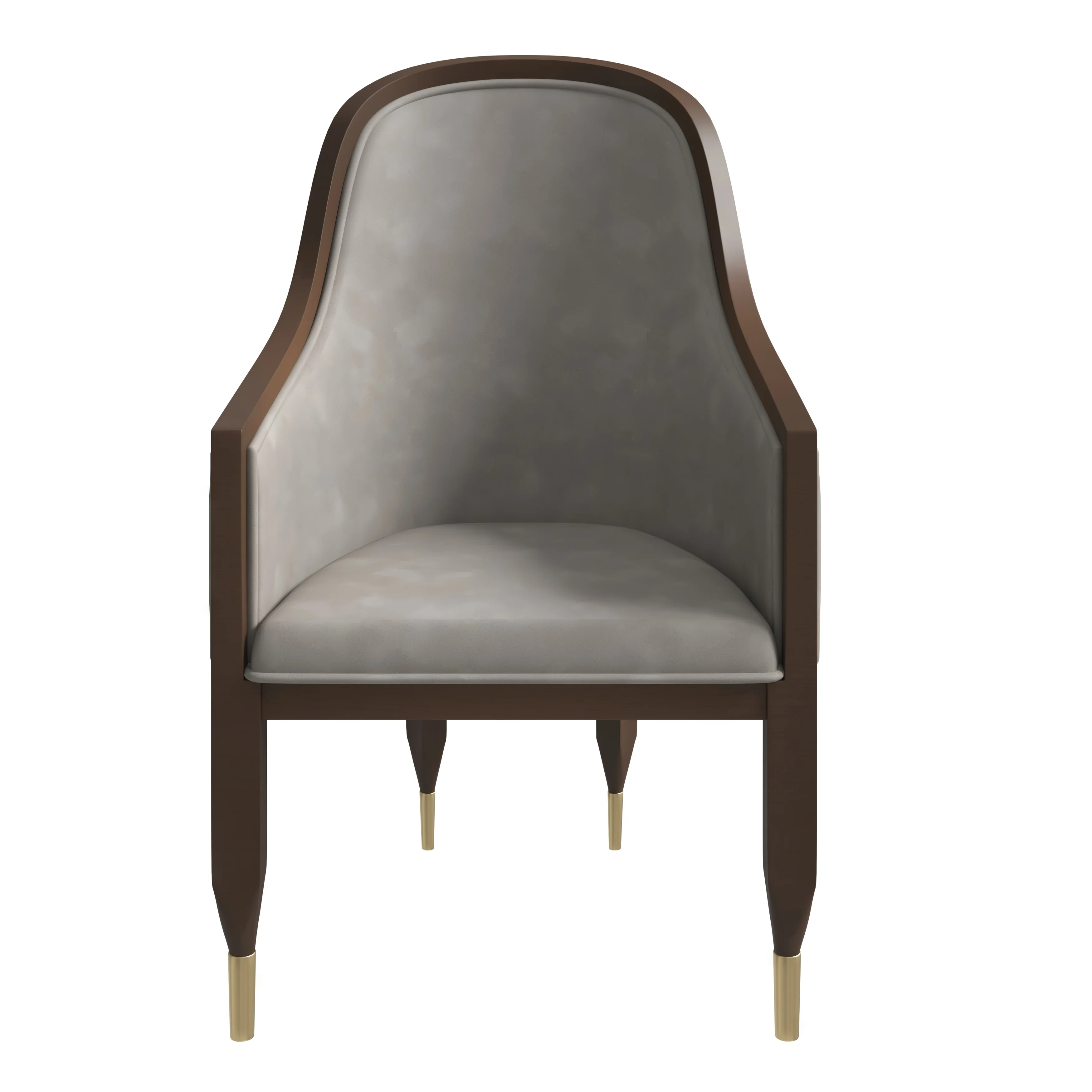 Belle Series Modern Dining Chair in Grey