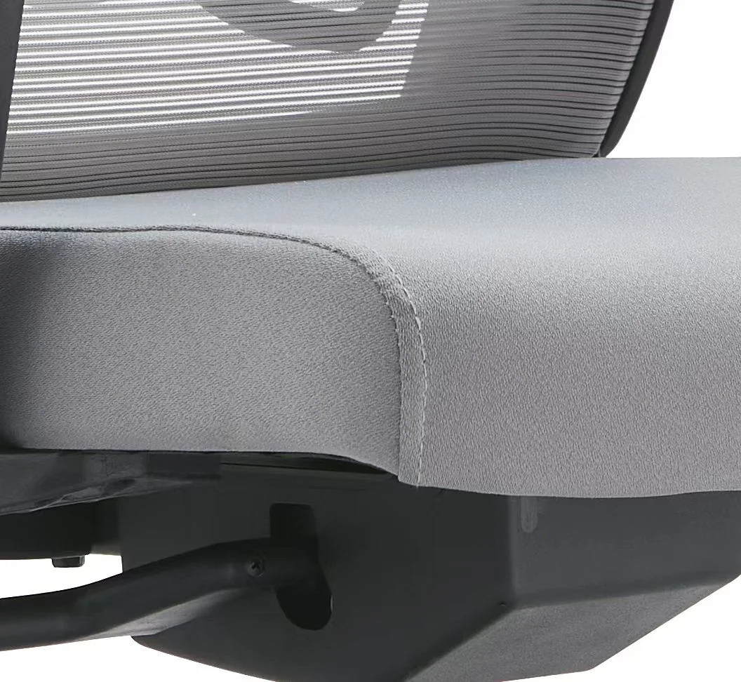 Benmar Home Leather Guest Office Chair in Charcoal